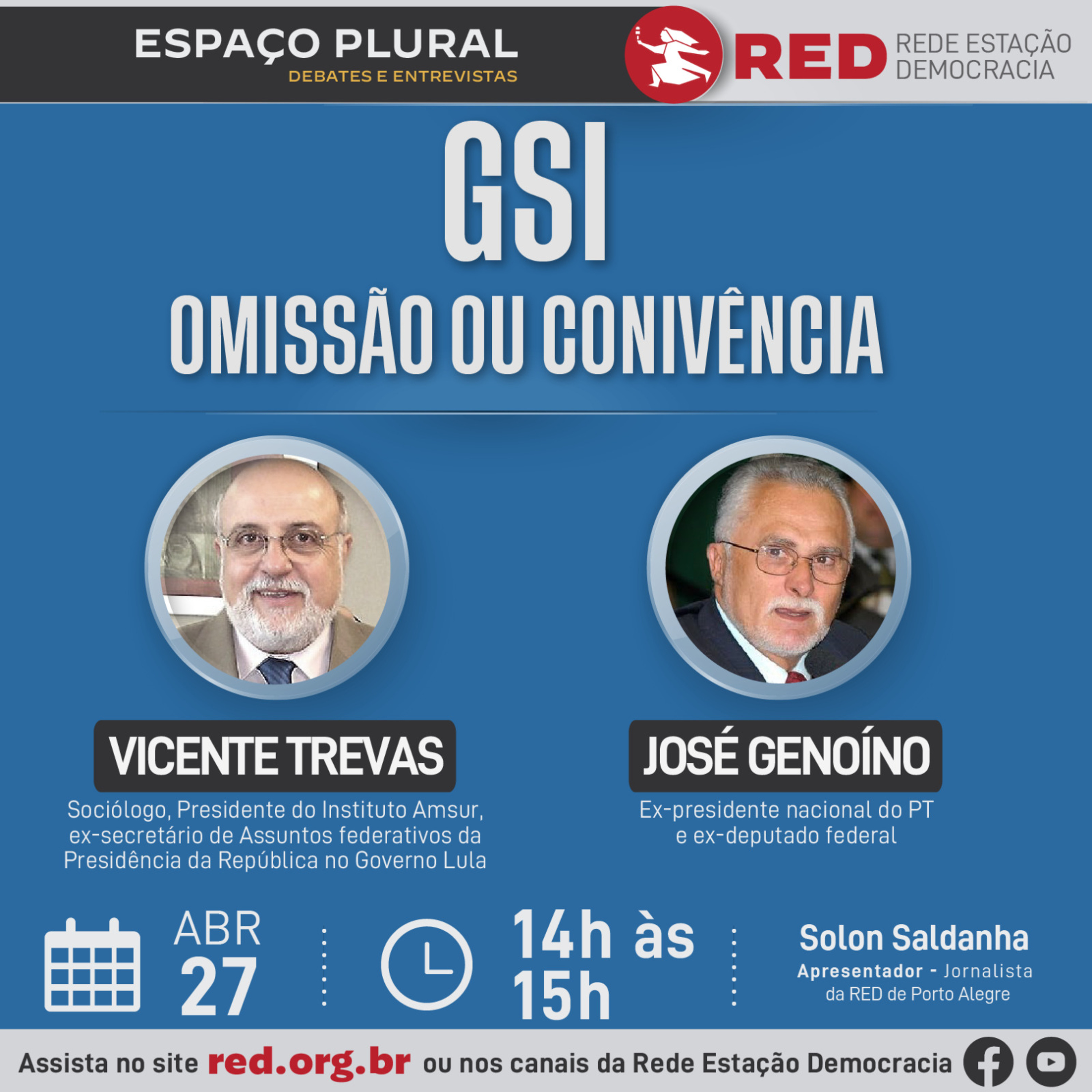 Espaço Plural, Debates e Entrevistas 27/04/2023 episode artwork