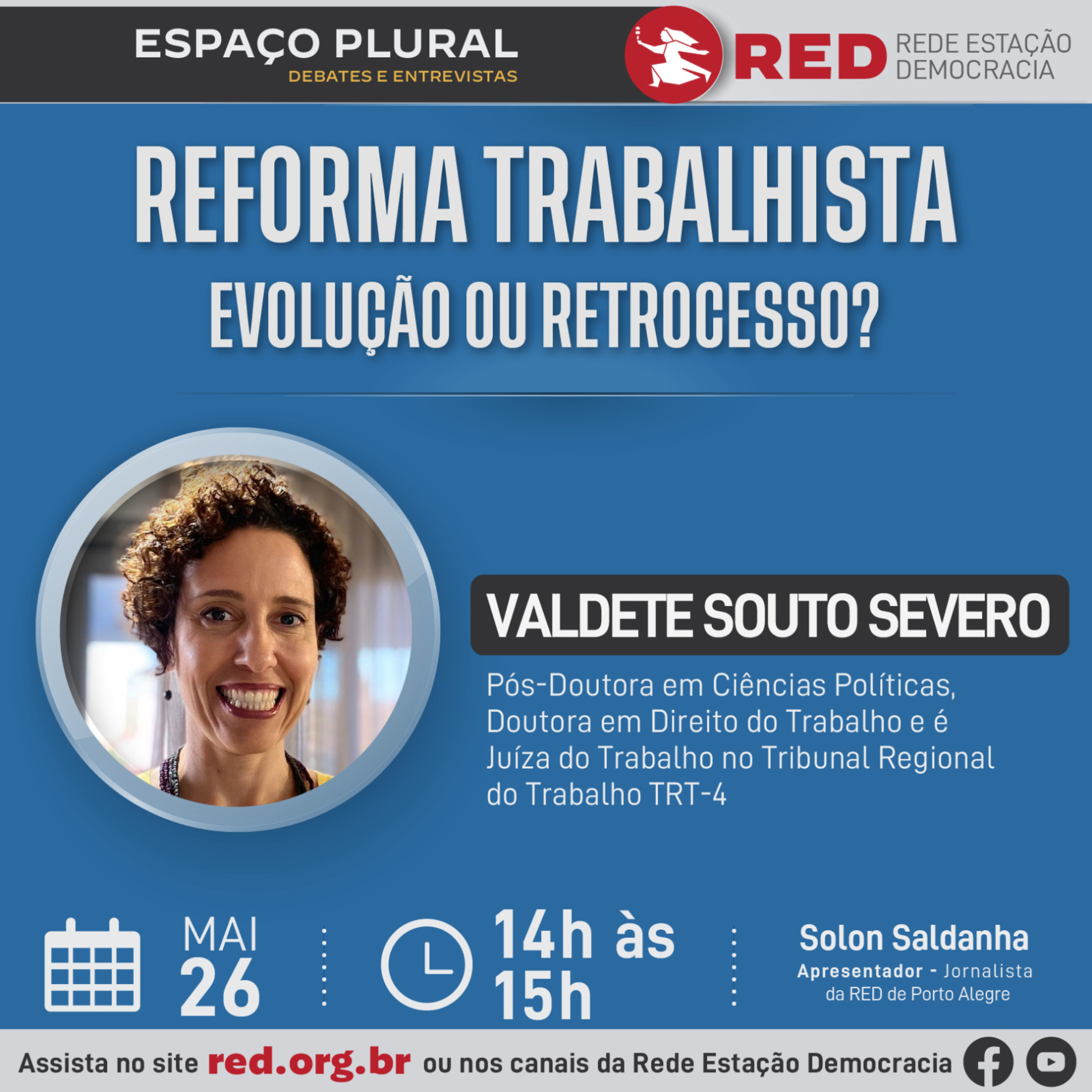 Espaço Plural, Debates e Entrevistas 26/05/2023 episode artwork