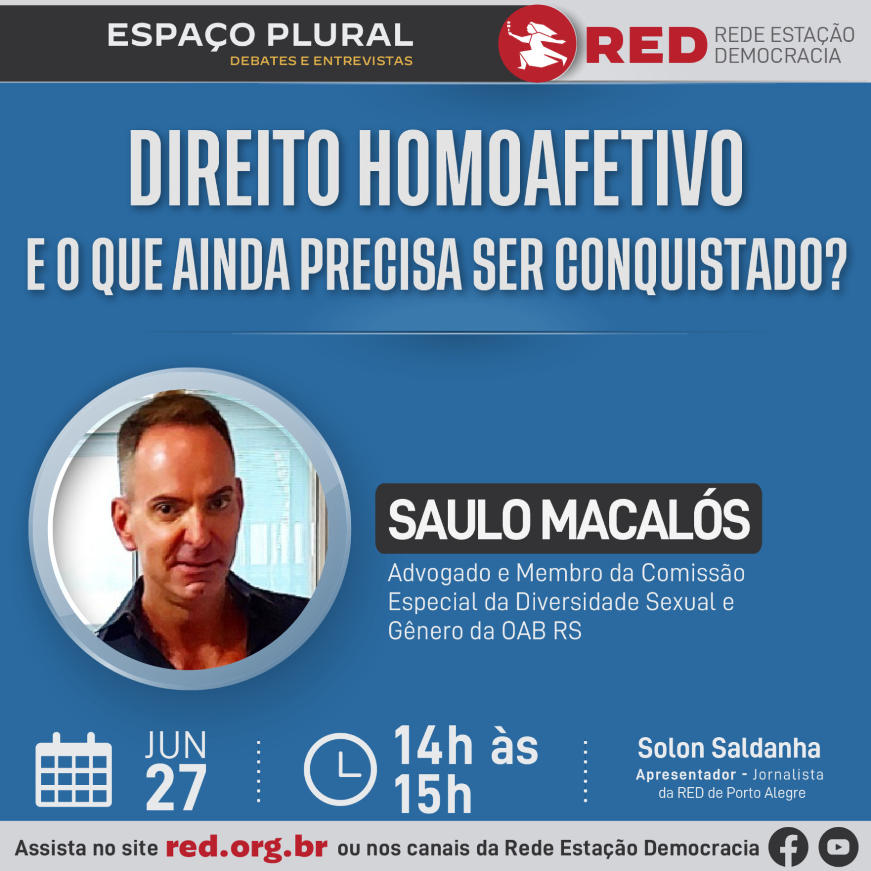 Espaço Plural, Debates e Entrevistas 27/06/2023 episode artwork