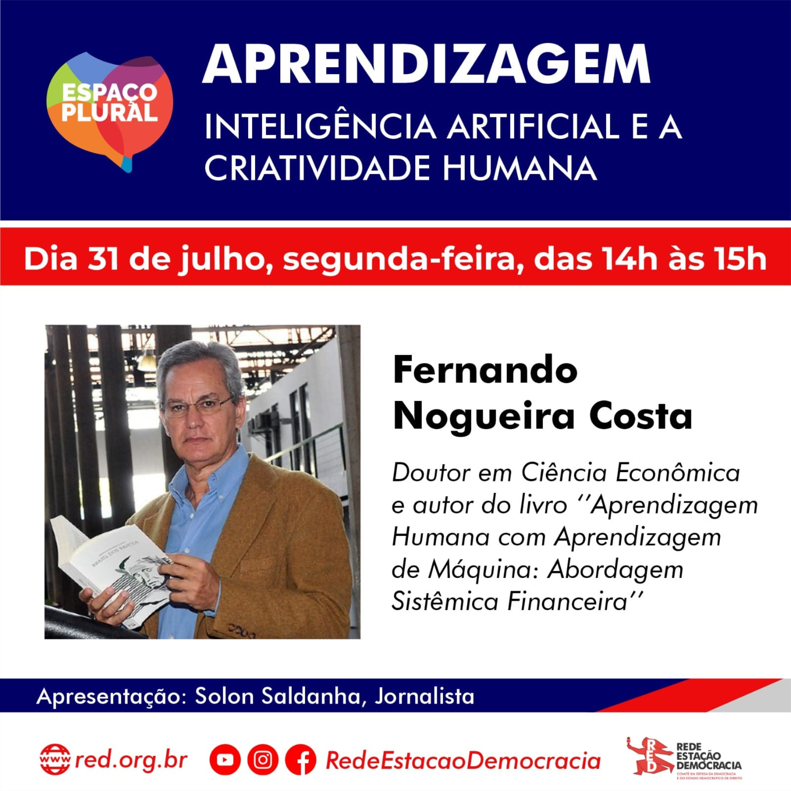 Espaço Plural, Debates e Entrevistas 31/07/2023 episode artwork