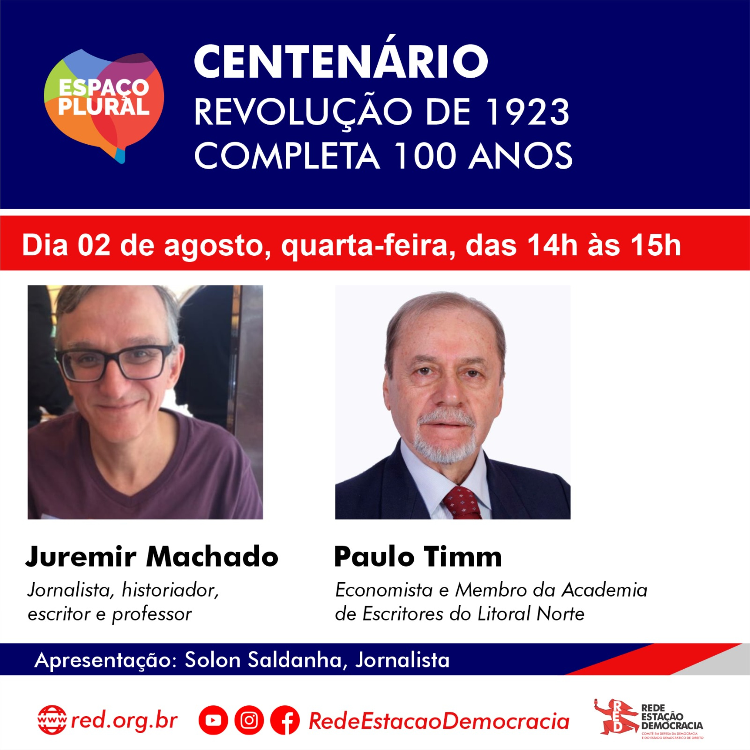 Espaço Plural, Debates e Entrevistas 02/08/2023 episode artwork