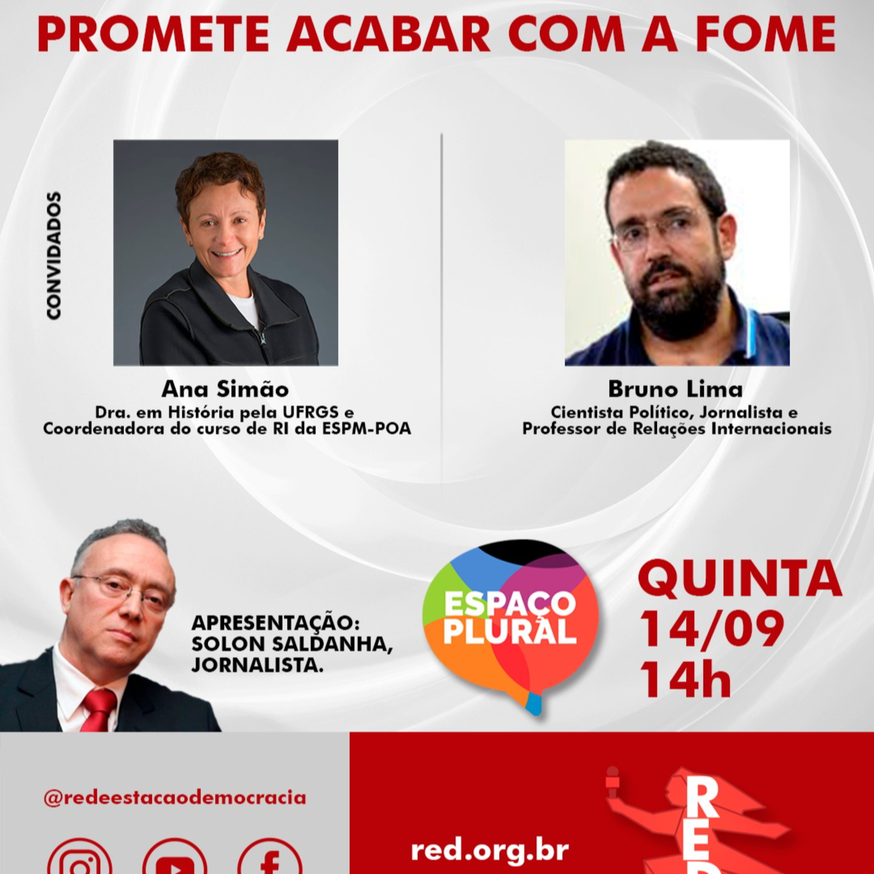 Espaço Plural, Debates e Entrevistas 14/09/2023 episode artwork