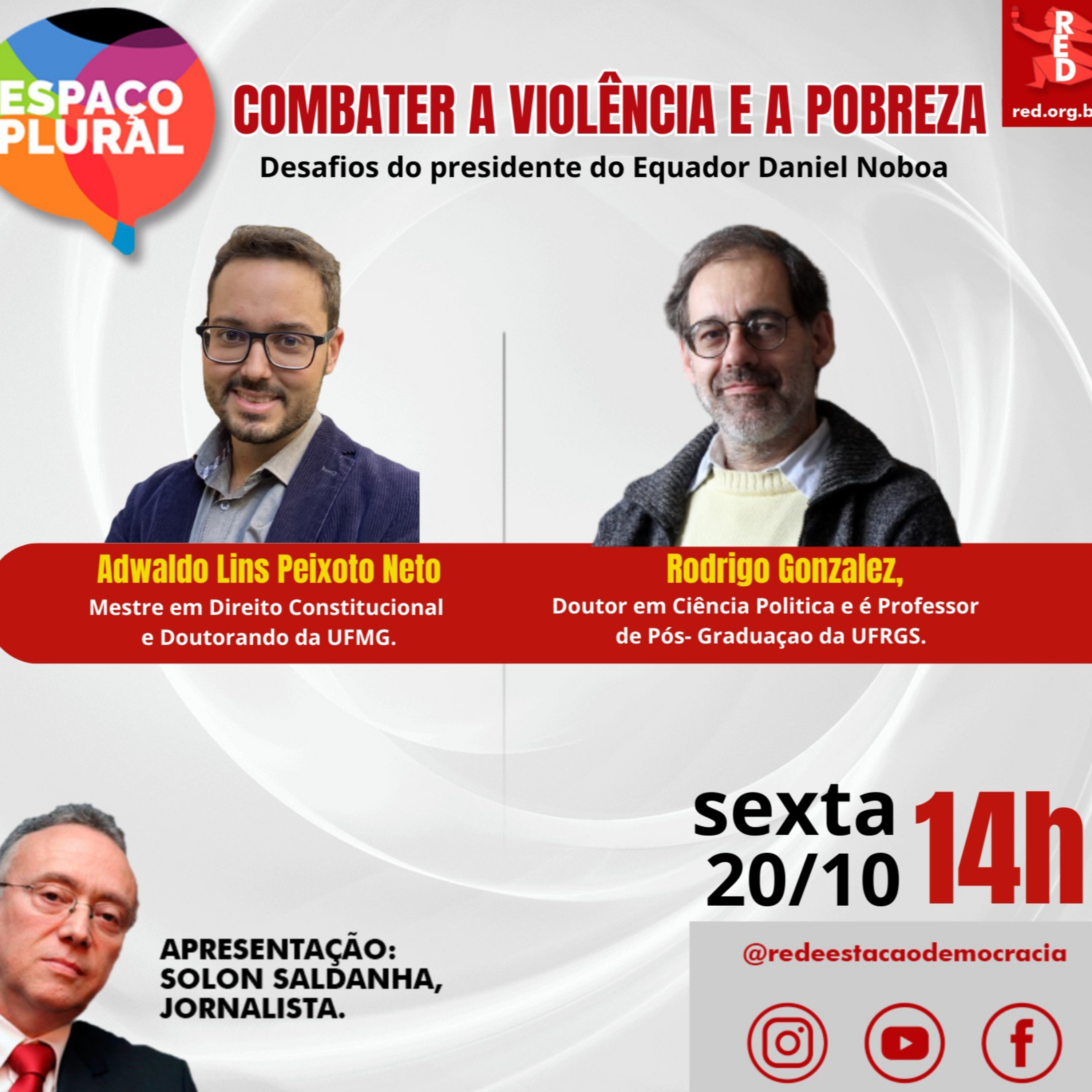 Espaço Plural, Debates e Entrevistas 20/10/2023 episode artwork