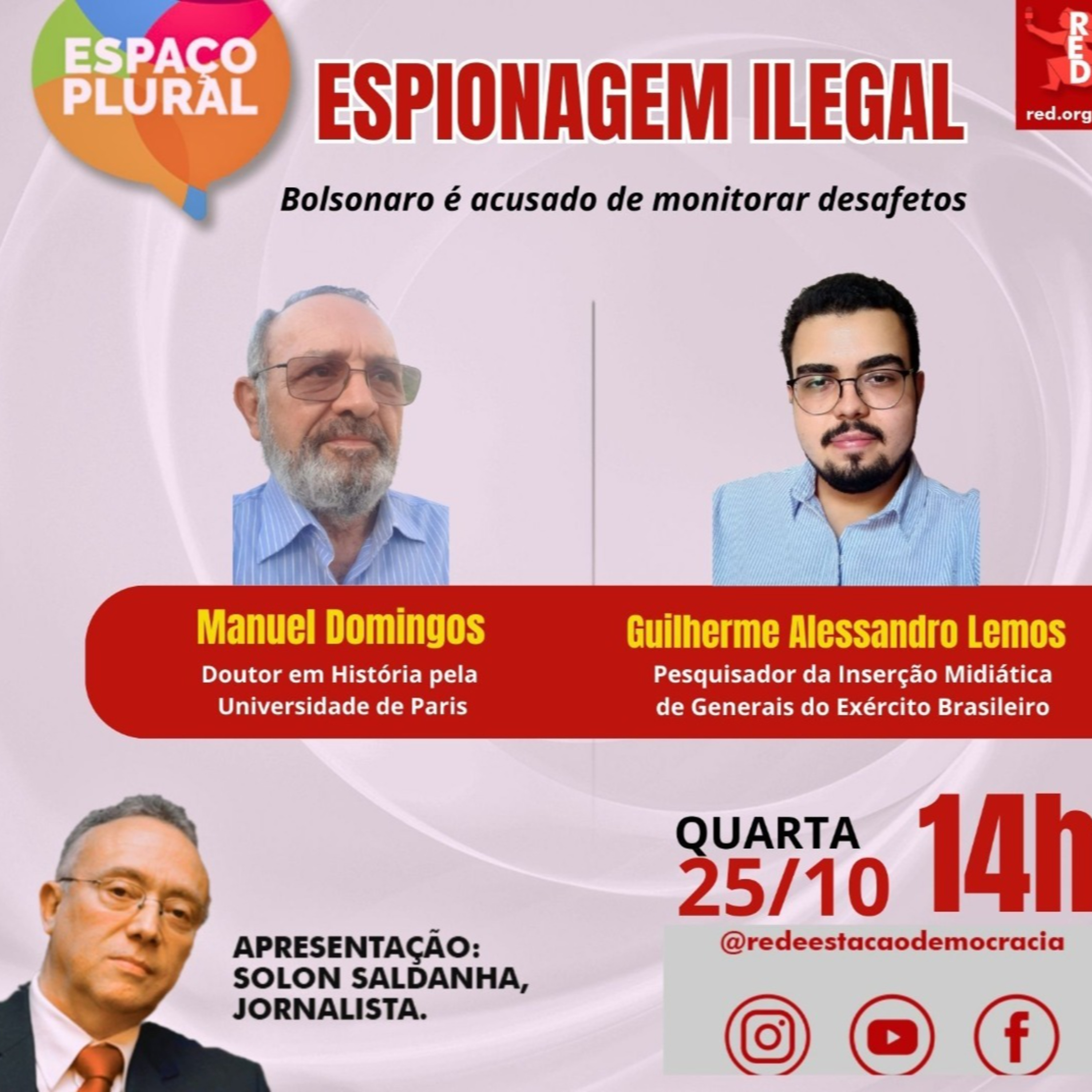 Espaço Plural, Debates e Entrevistas 25/10/2023 episode artwork