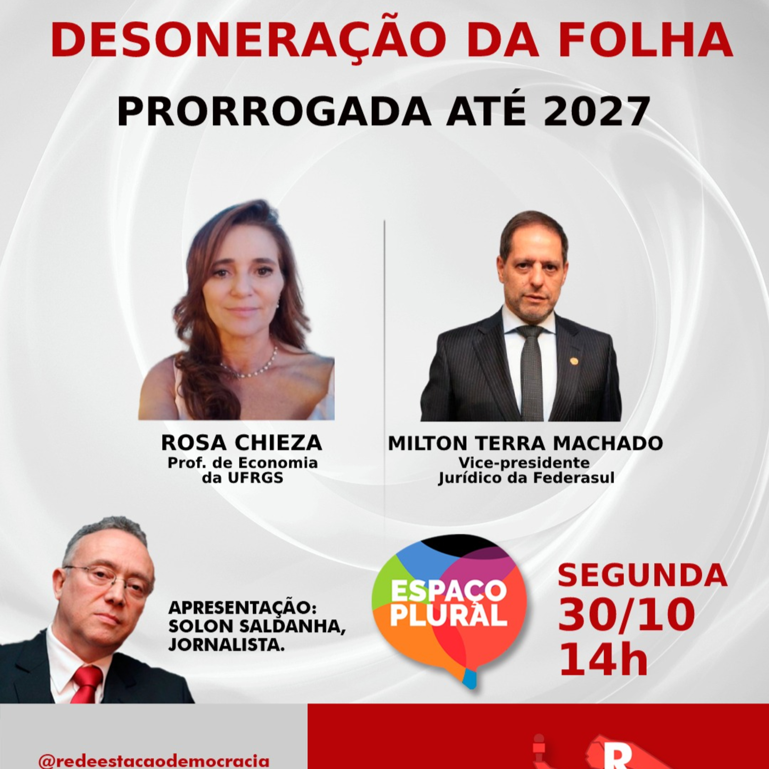 Espaço Plural, Debates e Entrevistas 30/10/2023 episode artwork