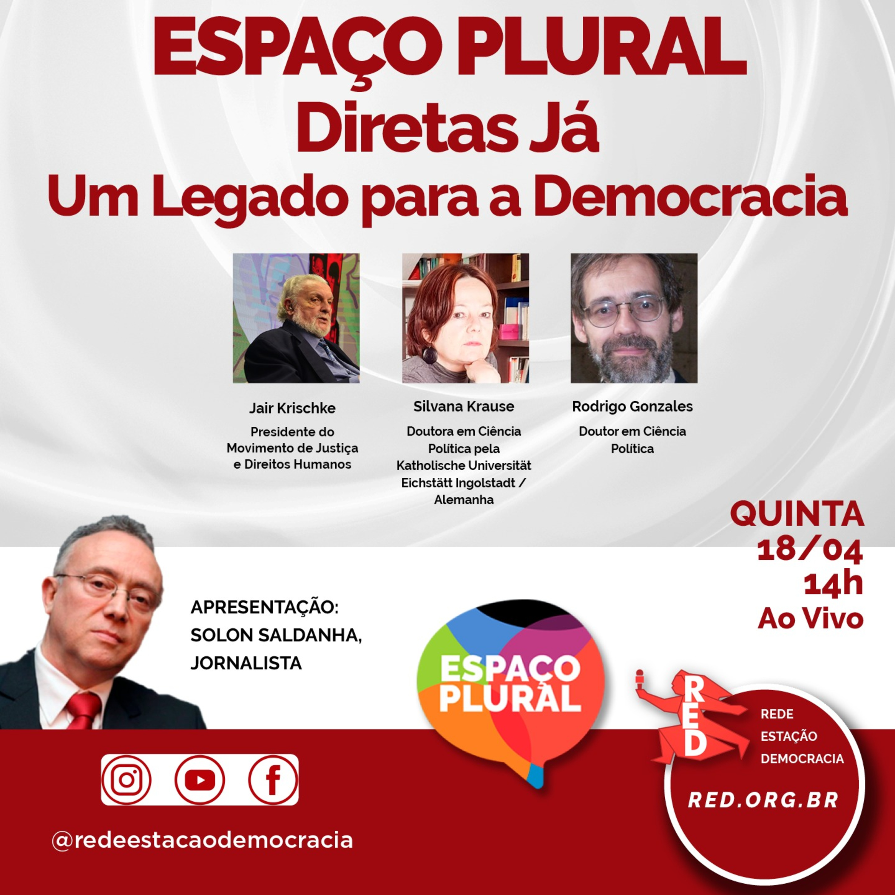 Espaço Plural, Debates e Entrevistas 19/04/2024 episode artwork