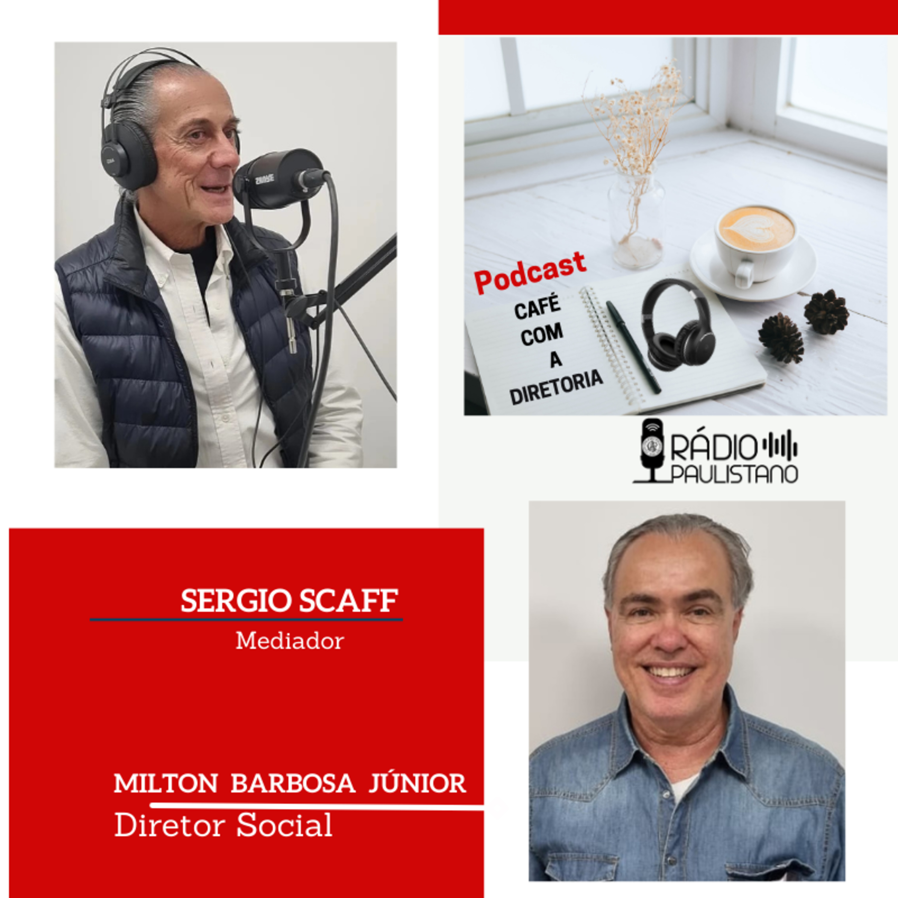 PODCAST CAFÉ COM A DIRETORIA - ENTREVISTA COM MILTON BARBOSA episode artwork