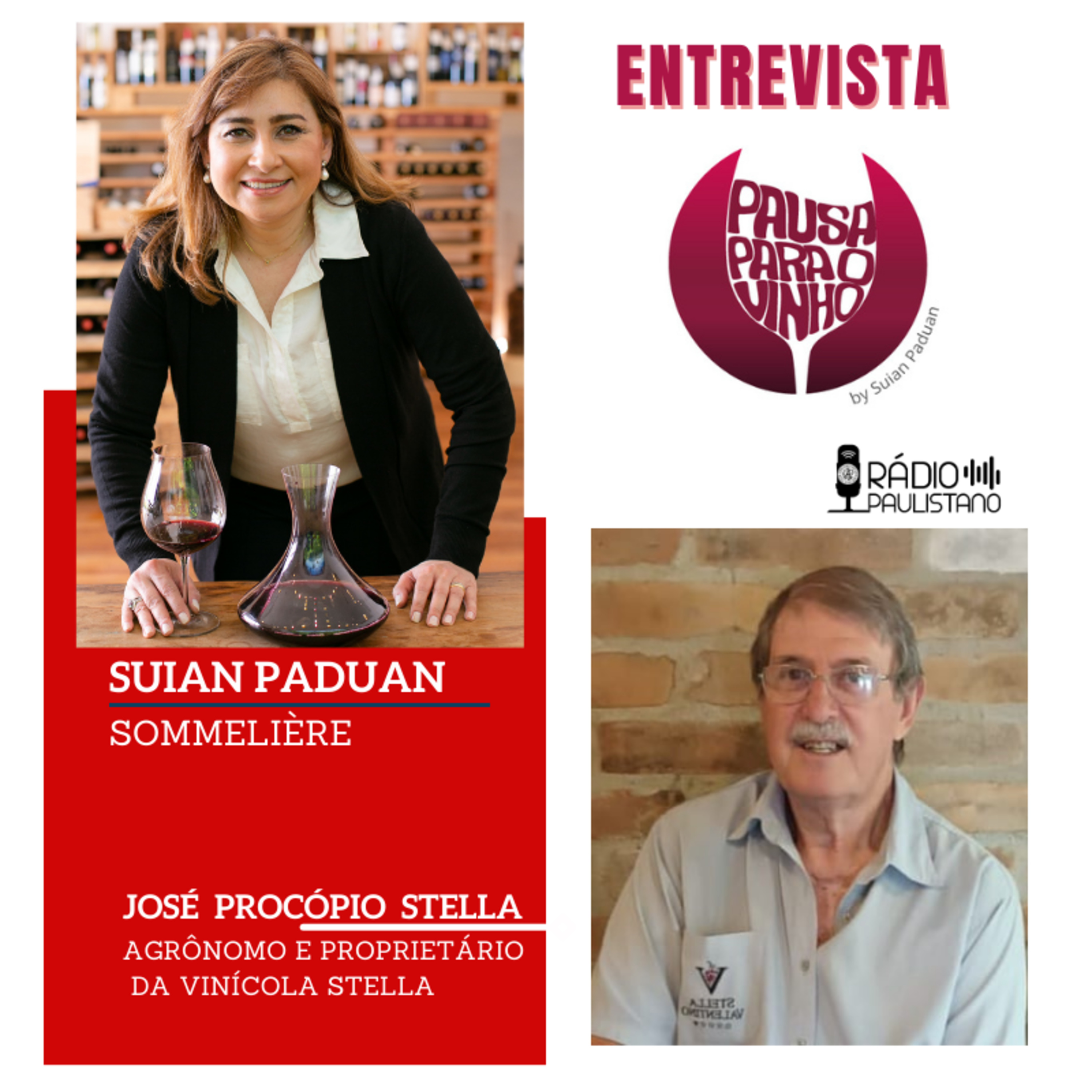 PODCAST PAUSA PARA O VINHO - ENTREVISTA COM PROCOPIO STELLA episode artwork