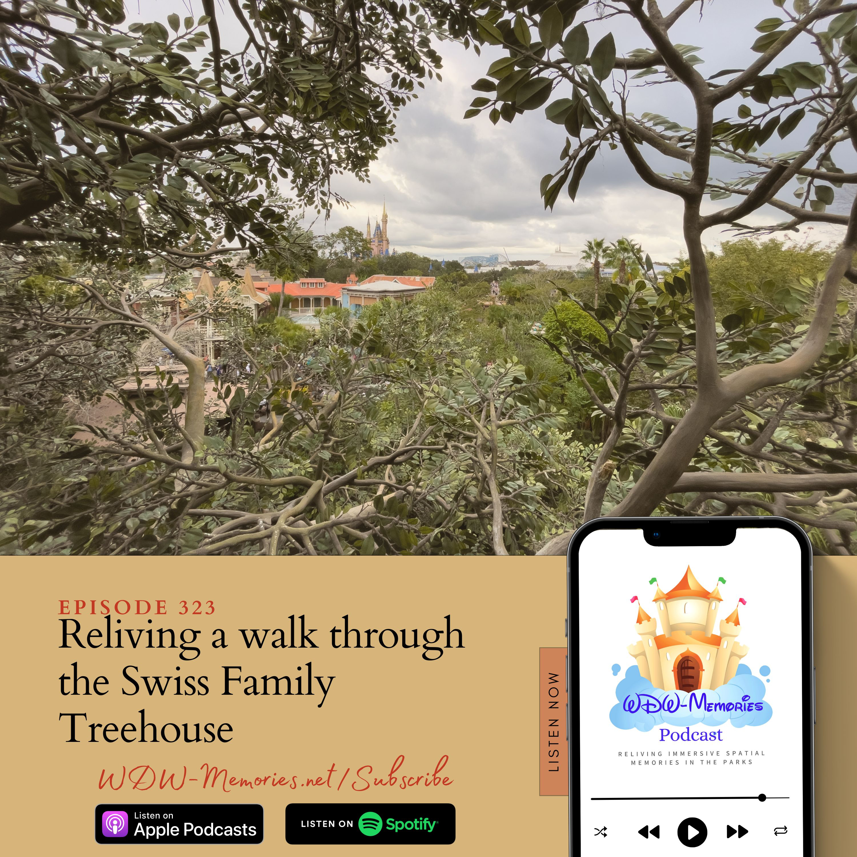 Reliving a walk through the Swiss Family Treehouse, in Walt Disney World's: Magic Kingdom