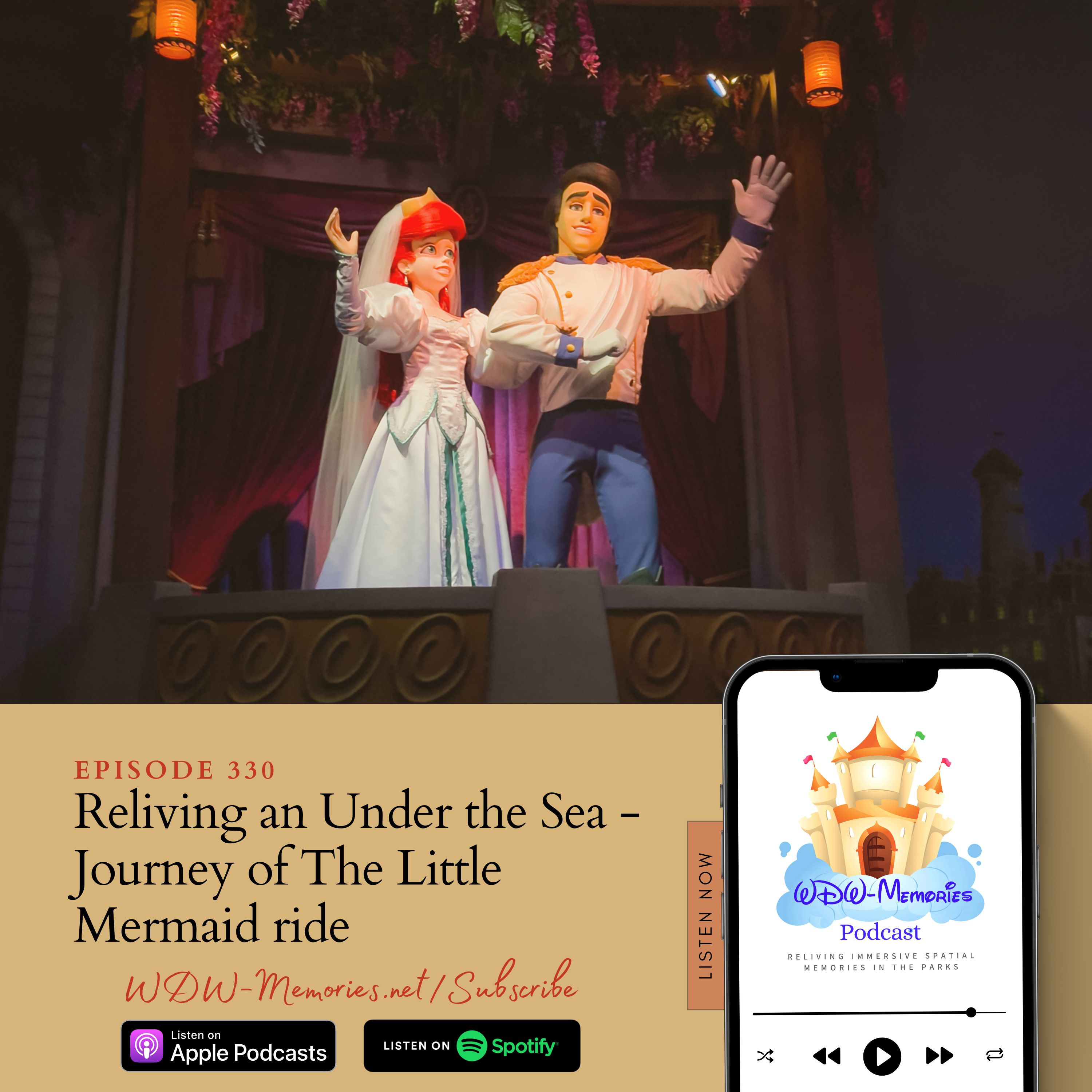 Reliving a Under the Sea - Journey of The Little Mermaid ride, in Walt Disney World's: Magic Kingdom