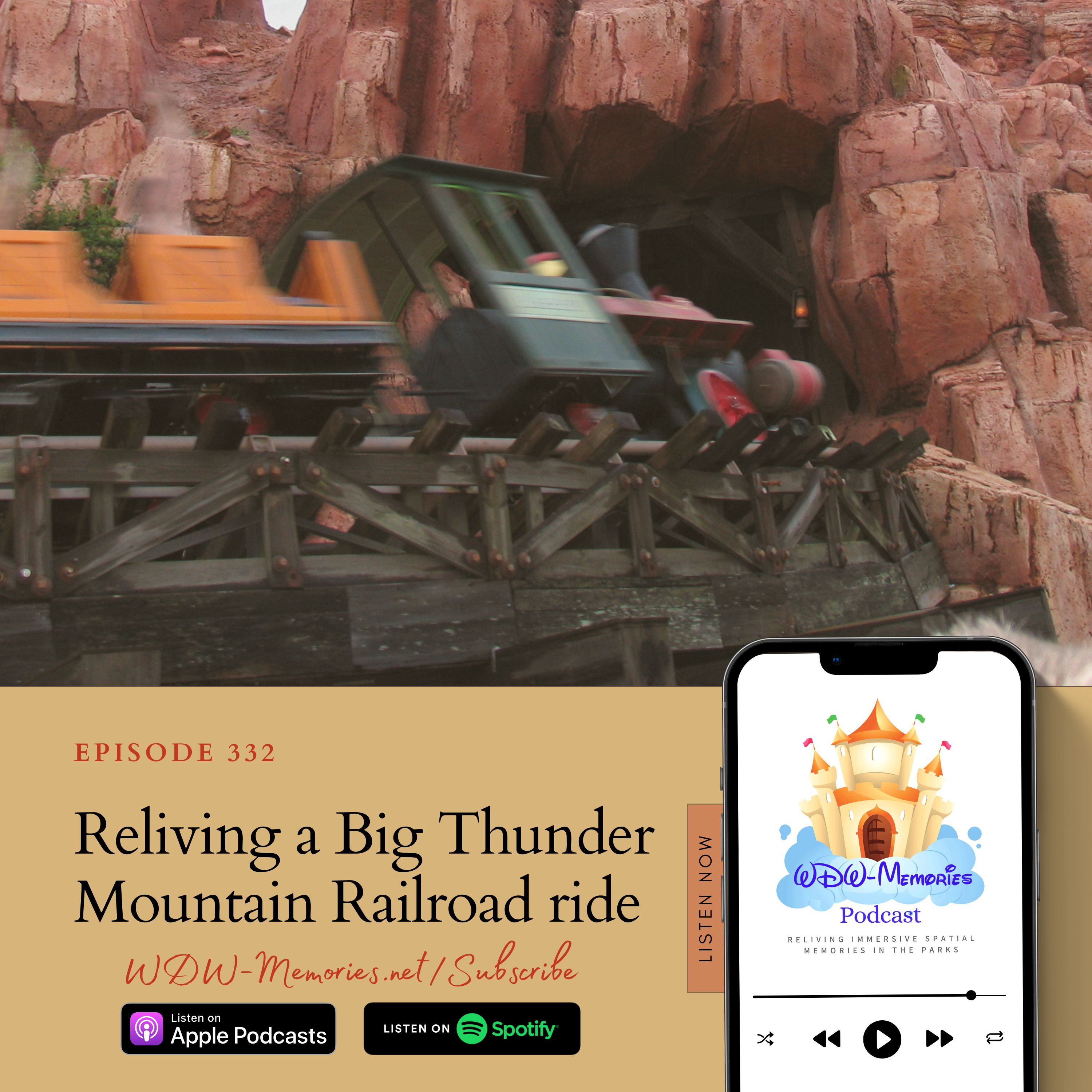 Reliving a Big Thunder Mountain Railroad ride, in Walt Disney World’s: Magic Kingdom