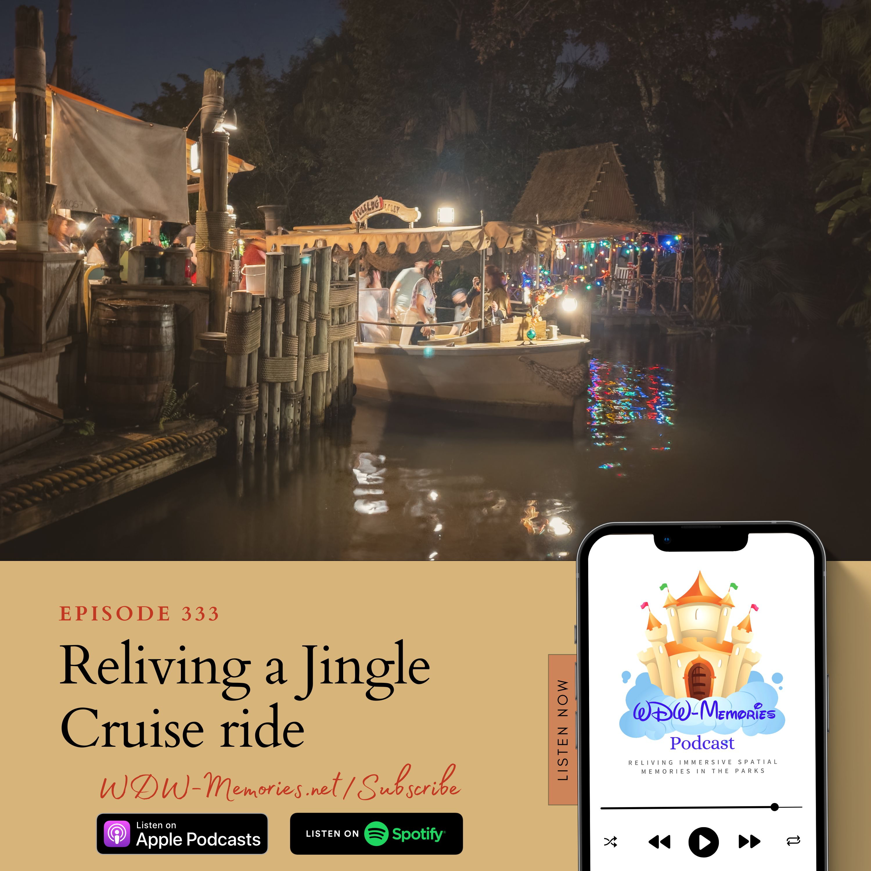 Reliving a Jingle Cruise ride, in Walt Disney World's: Magic Kingdom