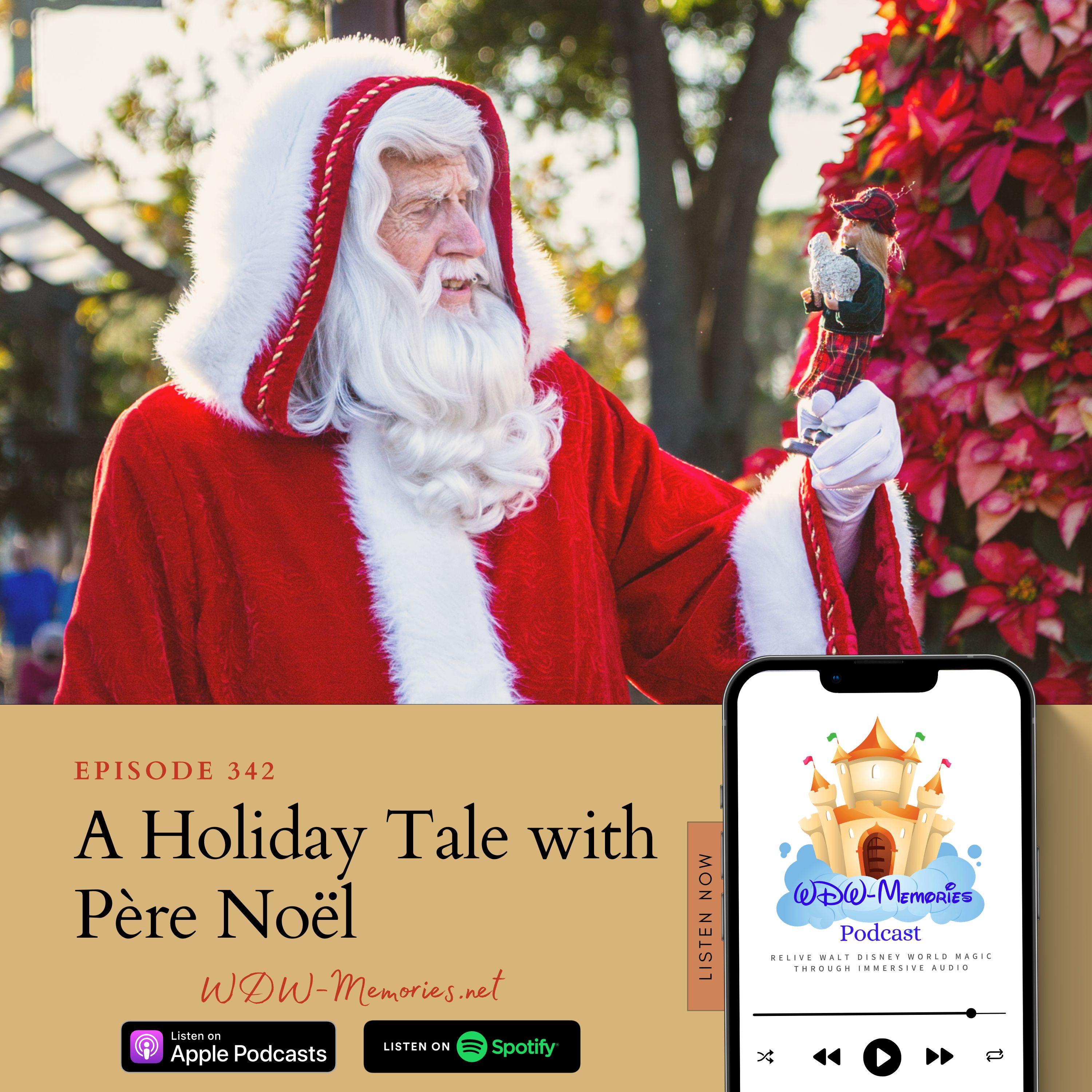 A Holiday Tale with Père Noël in Epcot’s France Pavilion (Binaural Audio)
