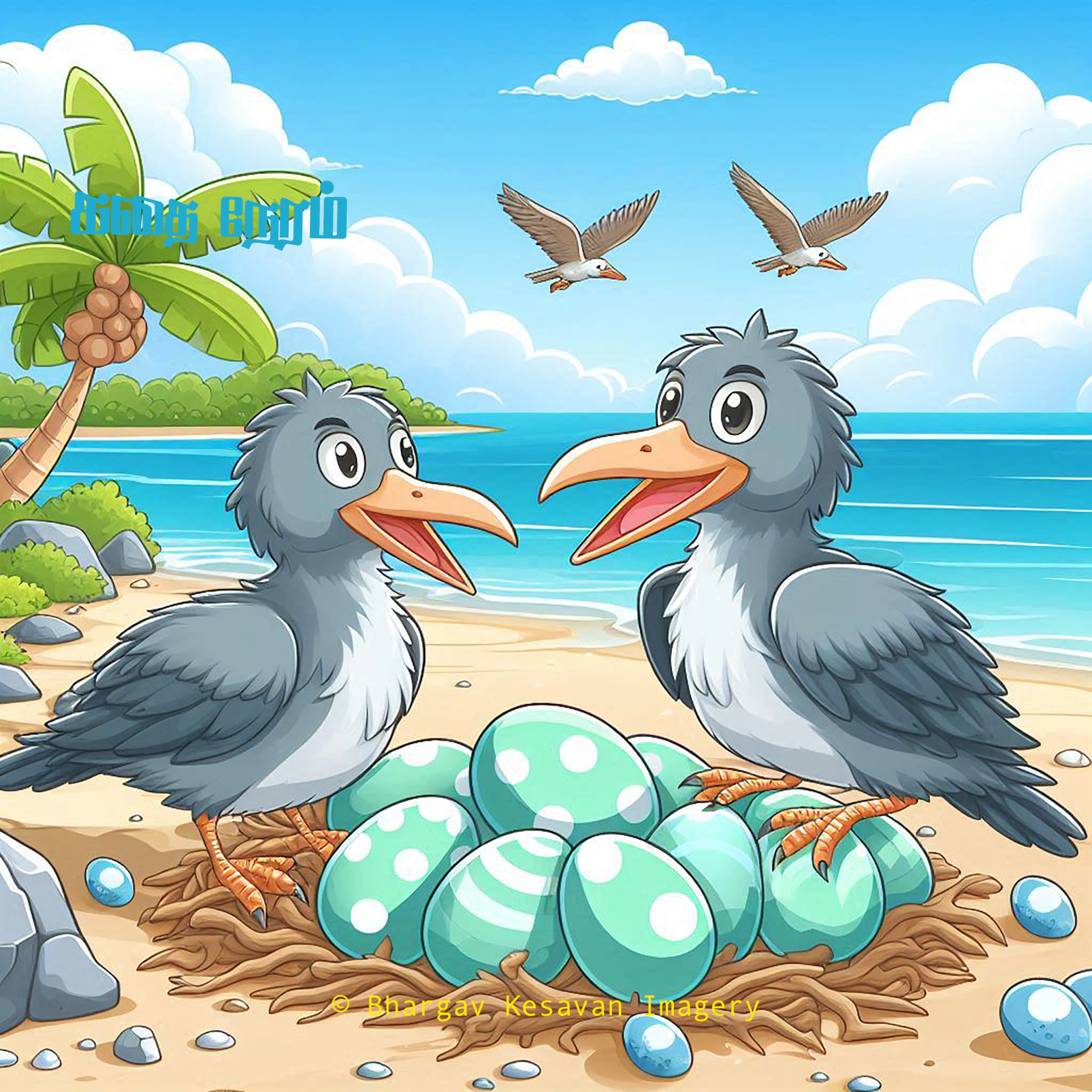 பறவைகளும் கடலும் | குட்டீஸ் குரலில் கதைகள்