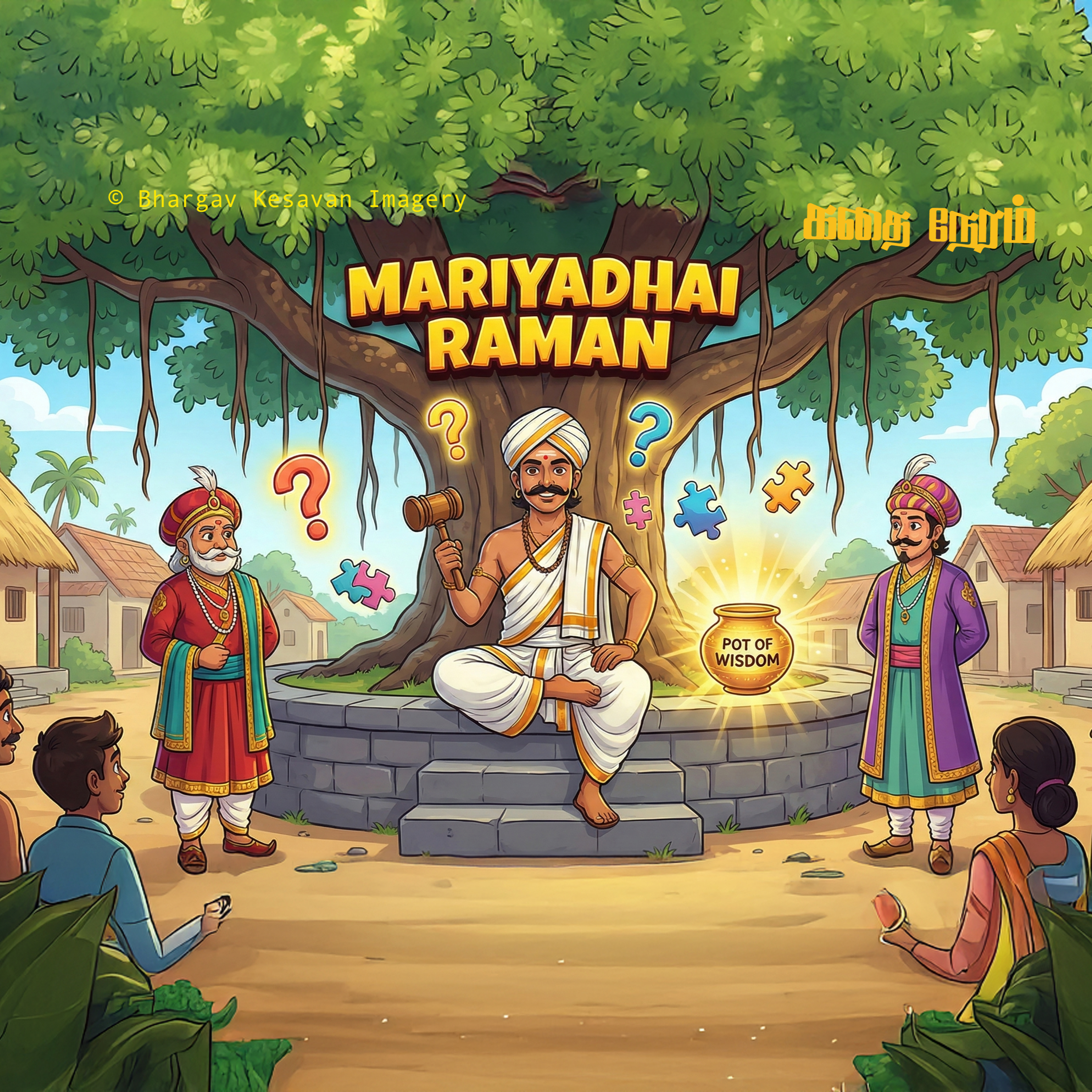 1 Hour of Justice & Wit: Mariyadhai Raman, Appaji & Akbar Birbal (7 Stories)