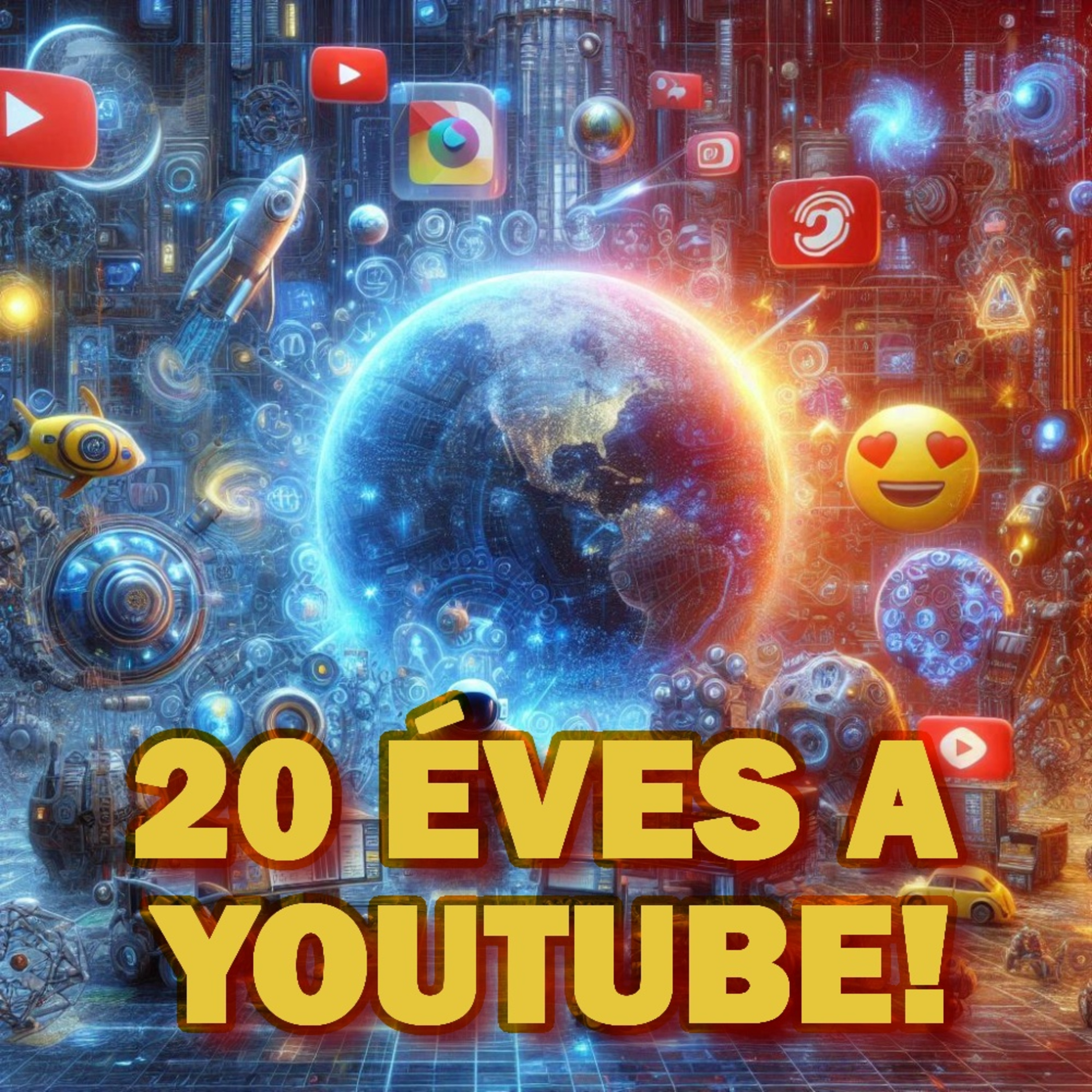20 ÉVES A YOUTUBE! - PosztmodeM a Pátria Rádióban, 2025.02.14. episode artwork