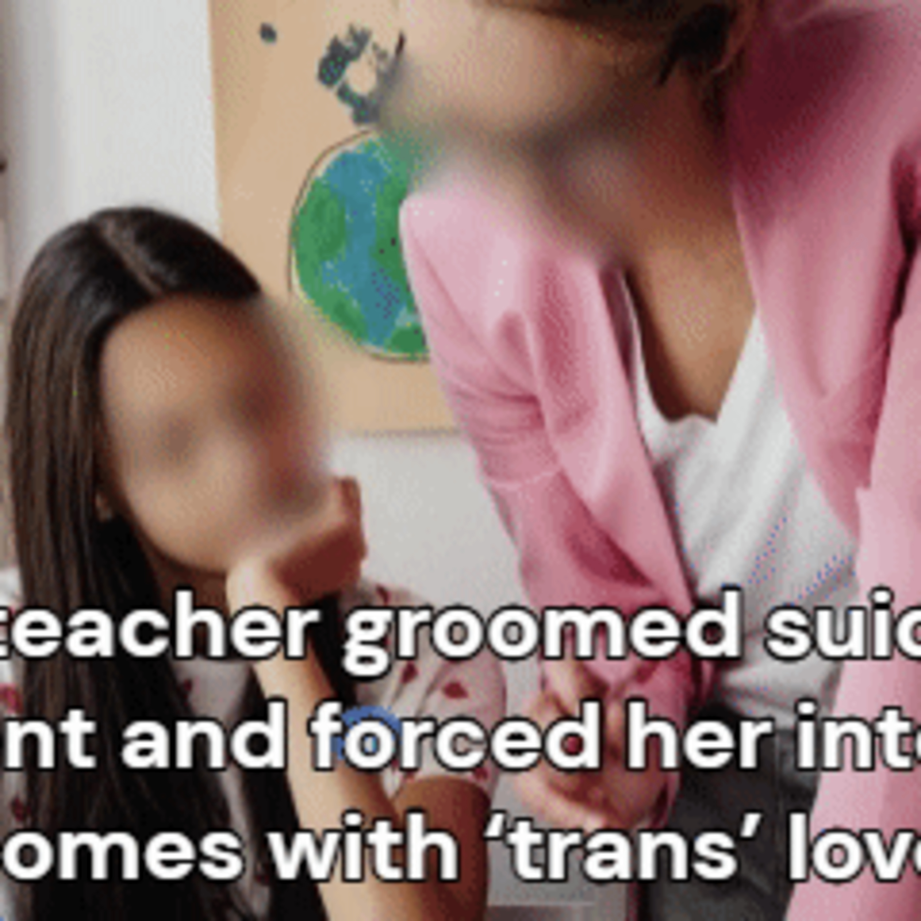 Lesbian teacher groomed suicidal student and forced her into threesomes with ‘trans’ lover
