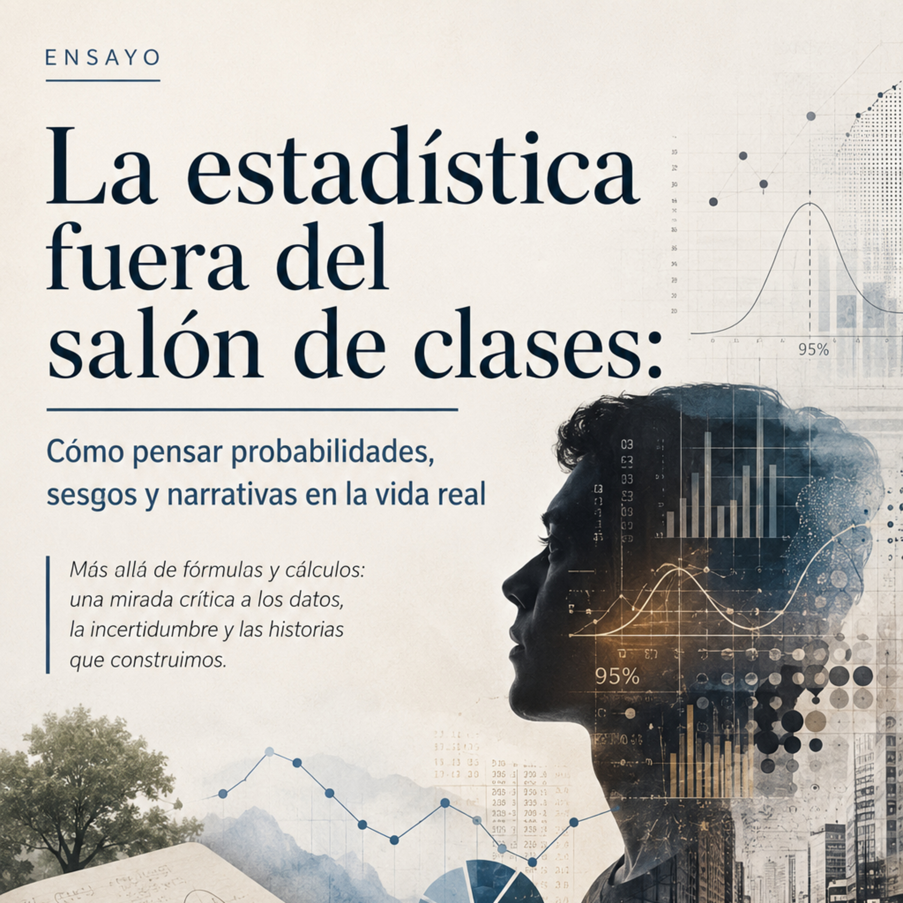 La estadística fuera del salón de clases: Cómo pensar probabilidades, sesgos y narrativas en la vida real episode artwork