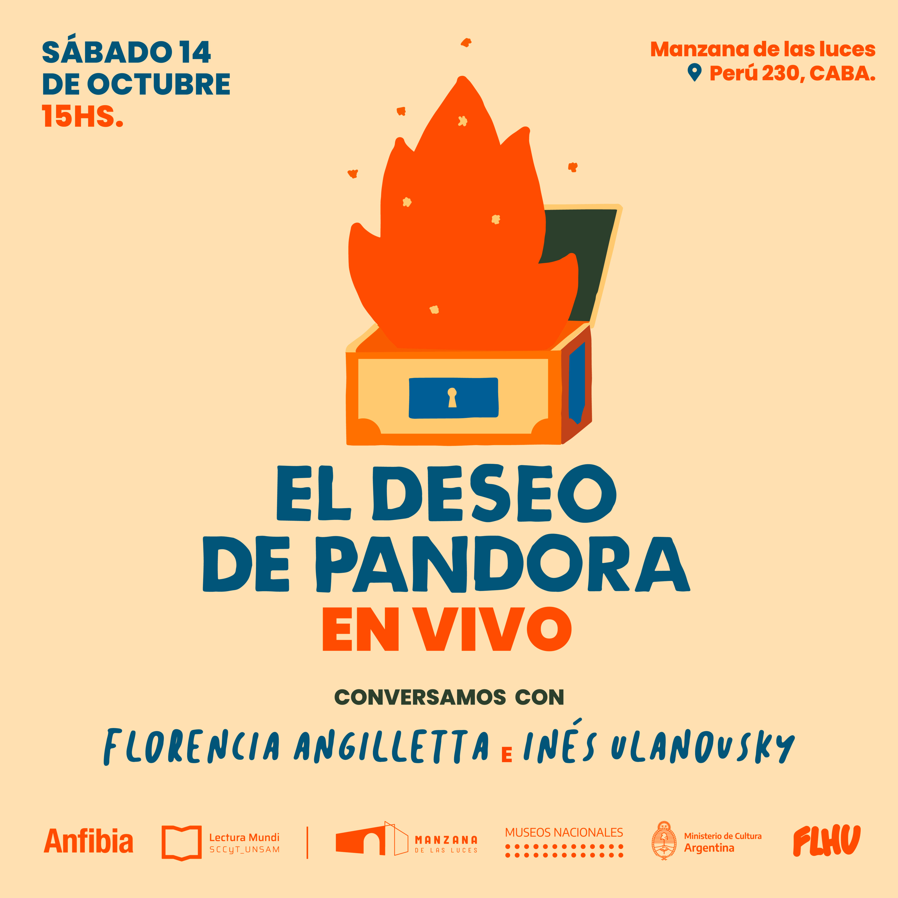 Inés Ulanovsky y Flor Angilletta | Pandora en vivo 