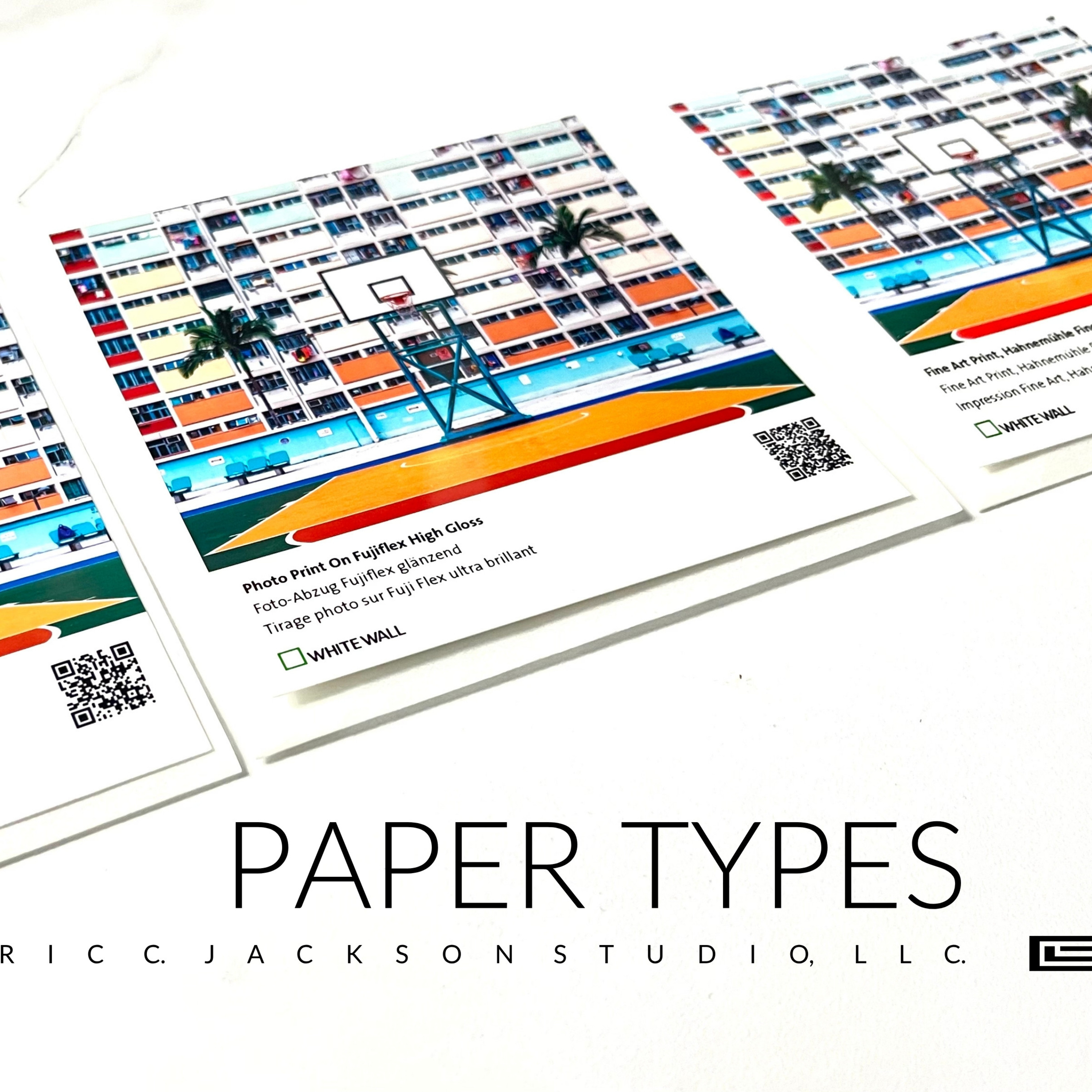 Comparison: Photography Paper Types