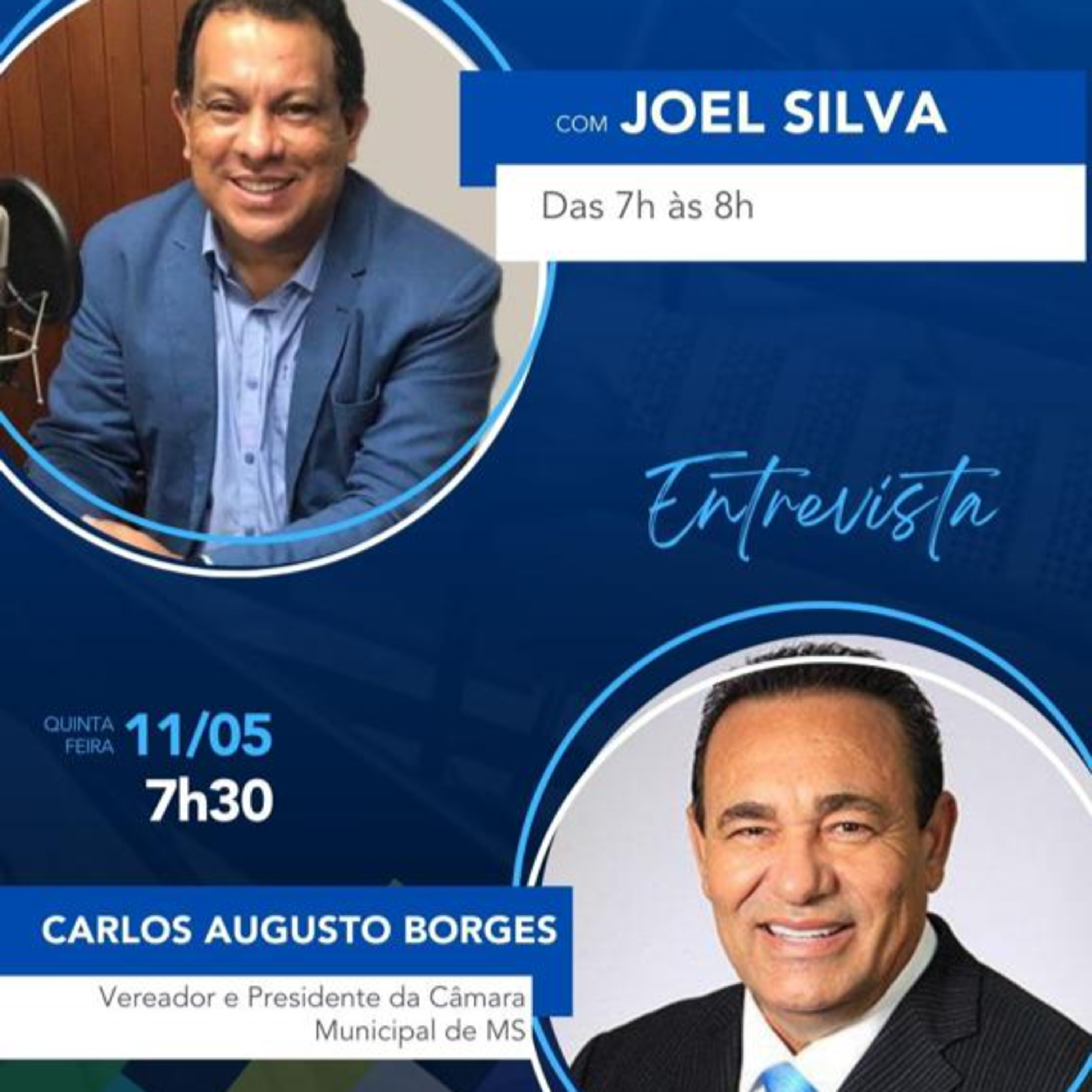 Rádio Livre entrevista o Presidente da Câmara Municipal de Campo Grande, o Vereador Carlos Augusto Borges episode artwork