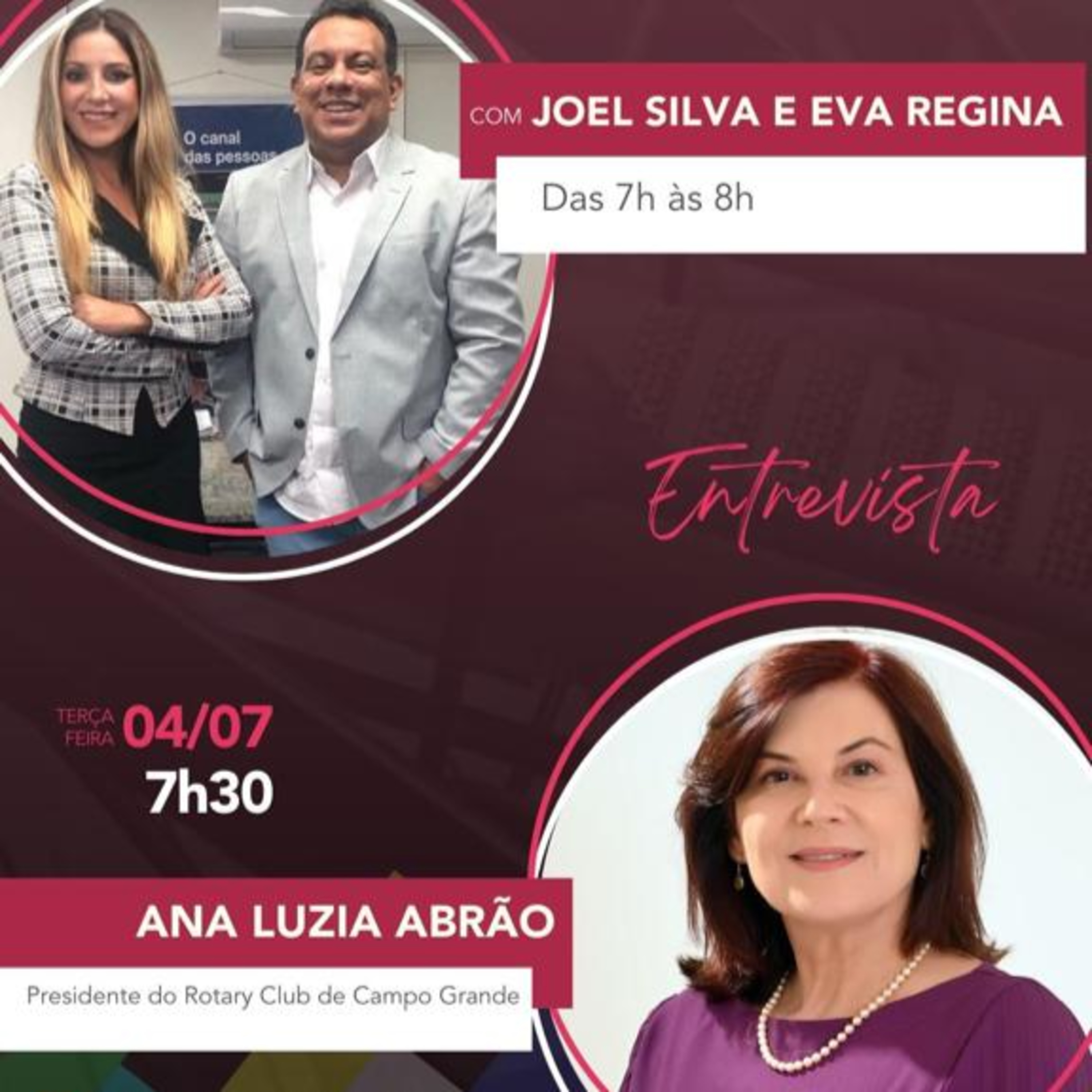 Rádio Livre entrevista a Presidente do Rotary Club de Campo Grande Ana Luzia Abrão episode artwork