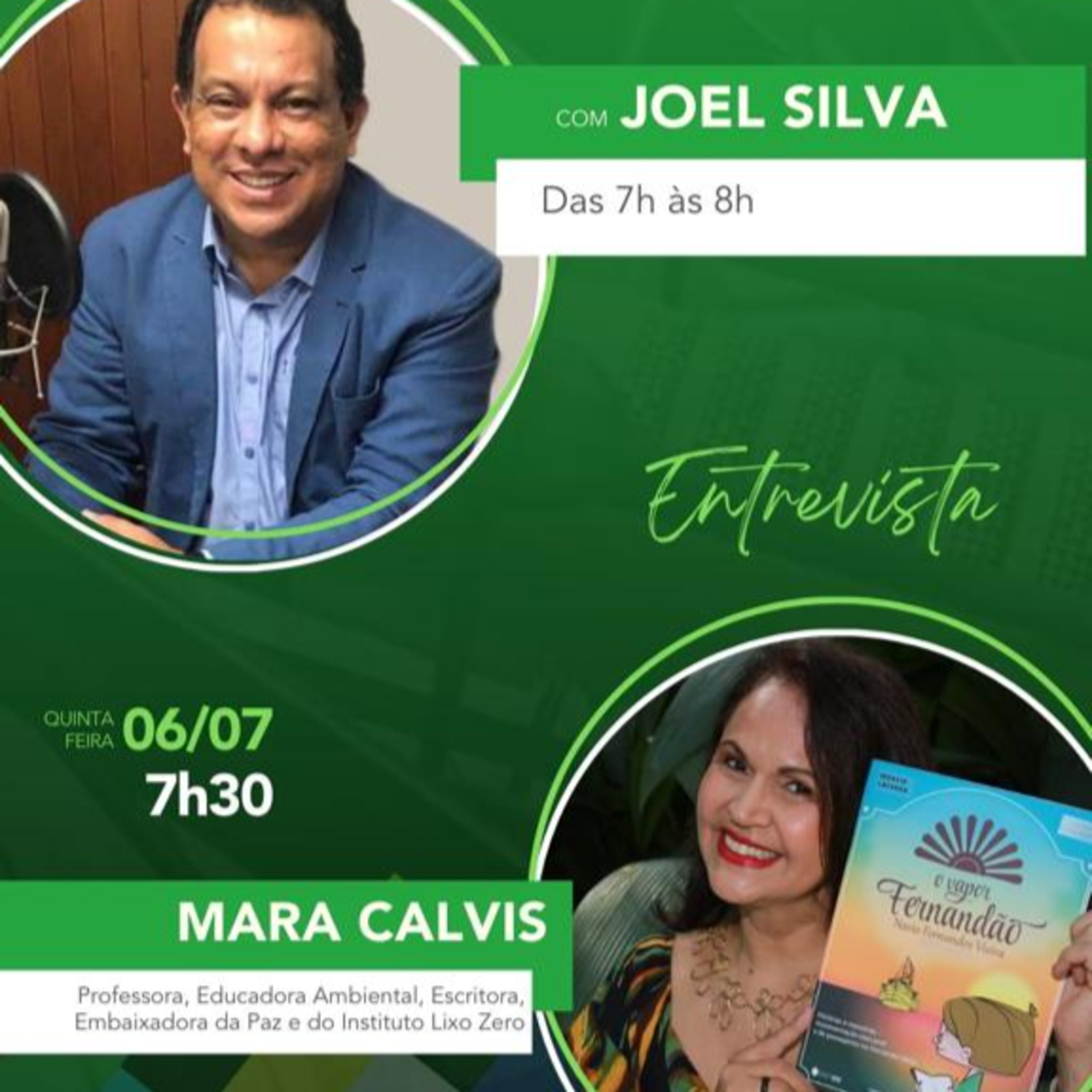 Rádio Livre entrevista a Professora e Escritora Mara Calvis episode artwork
