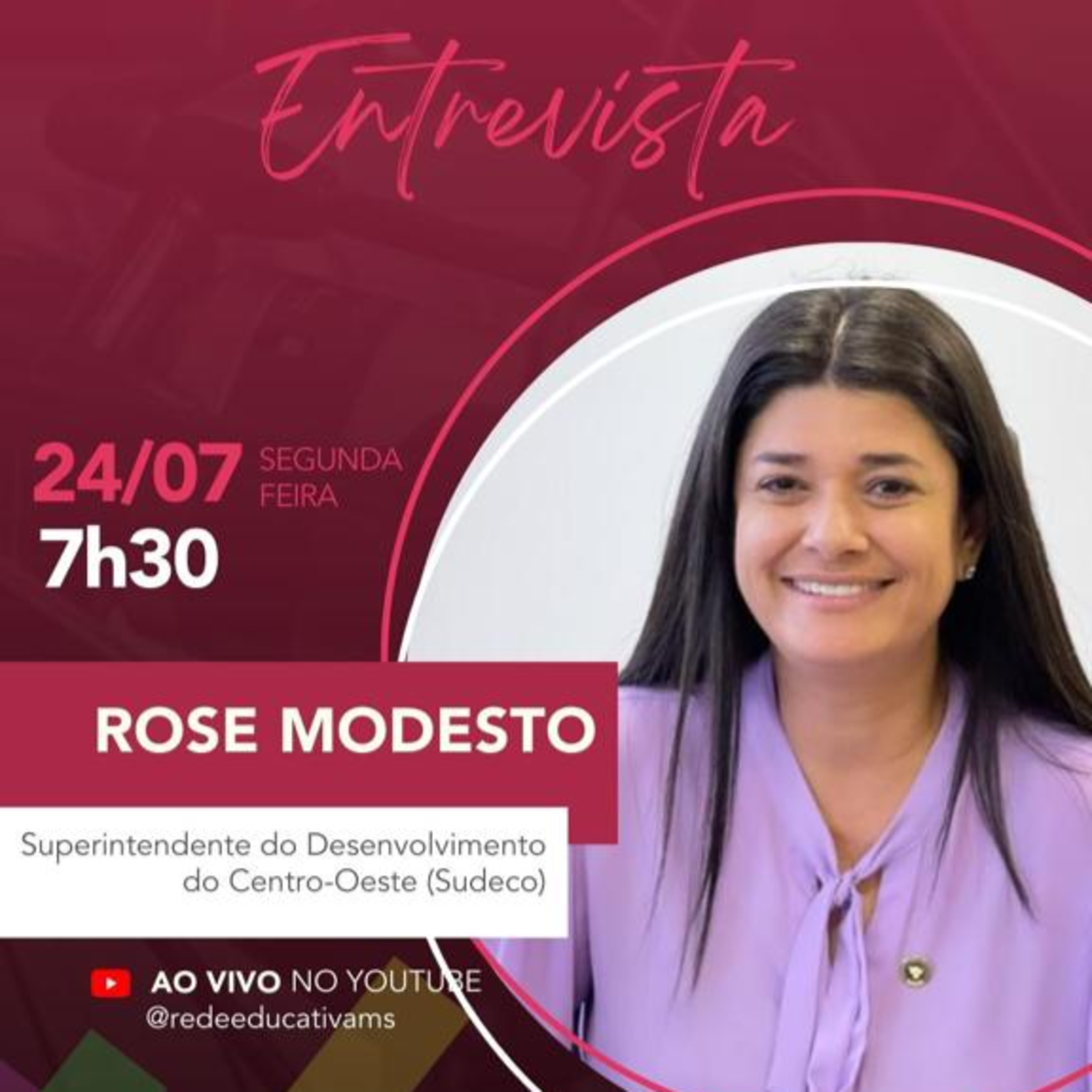 Rádio Livre entrevista a Superintendente da SUDECO Rose Modesto episode artwork