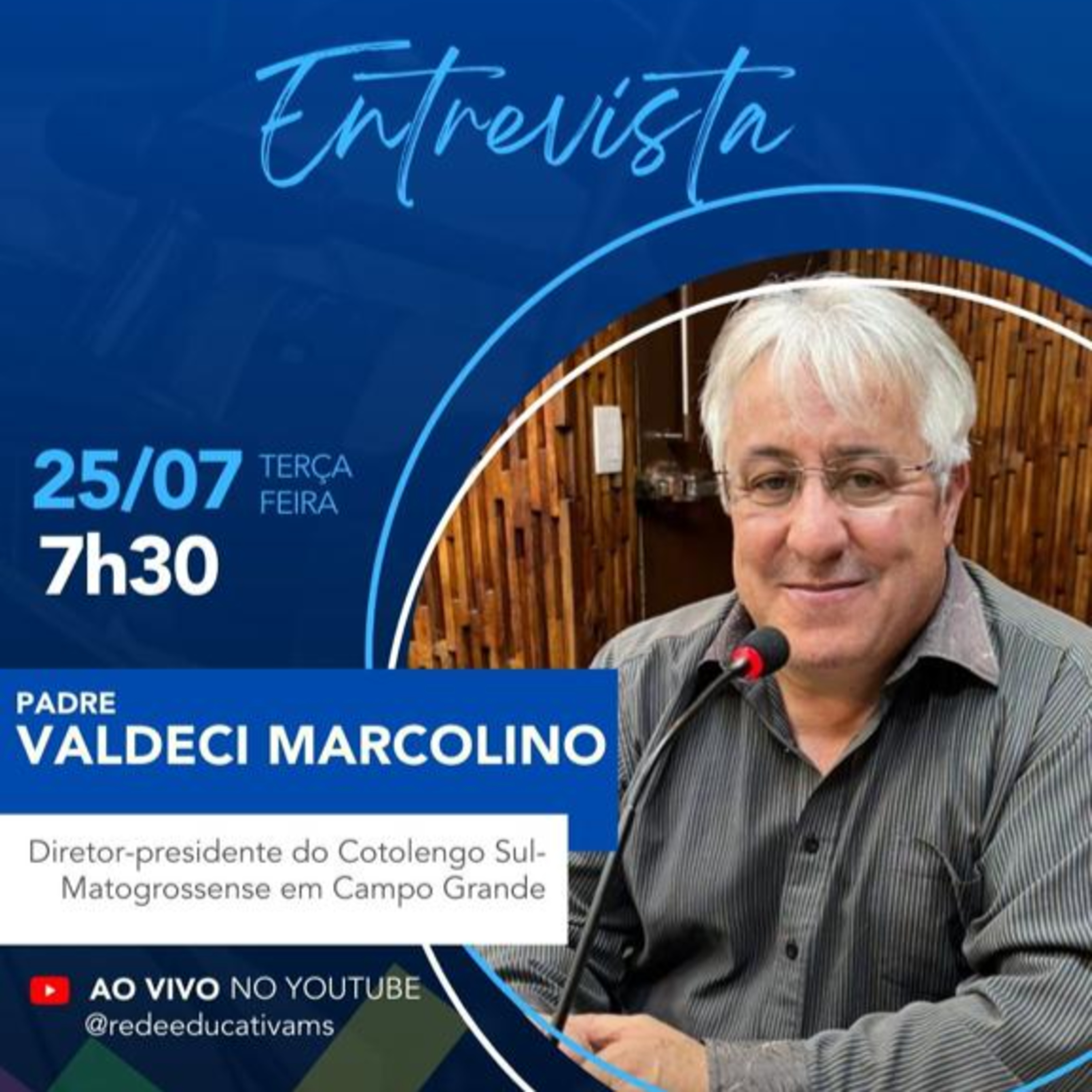 Rádio Livre entrevista o Diretor-presidente do Cotolengo sul-mato-grossense Padre Valdeci Marcolino episode artwork