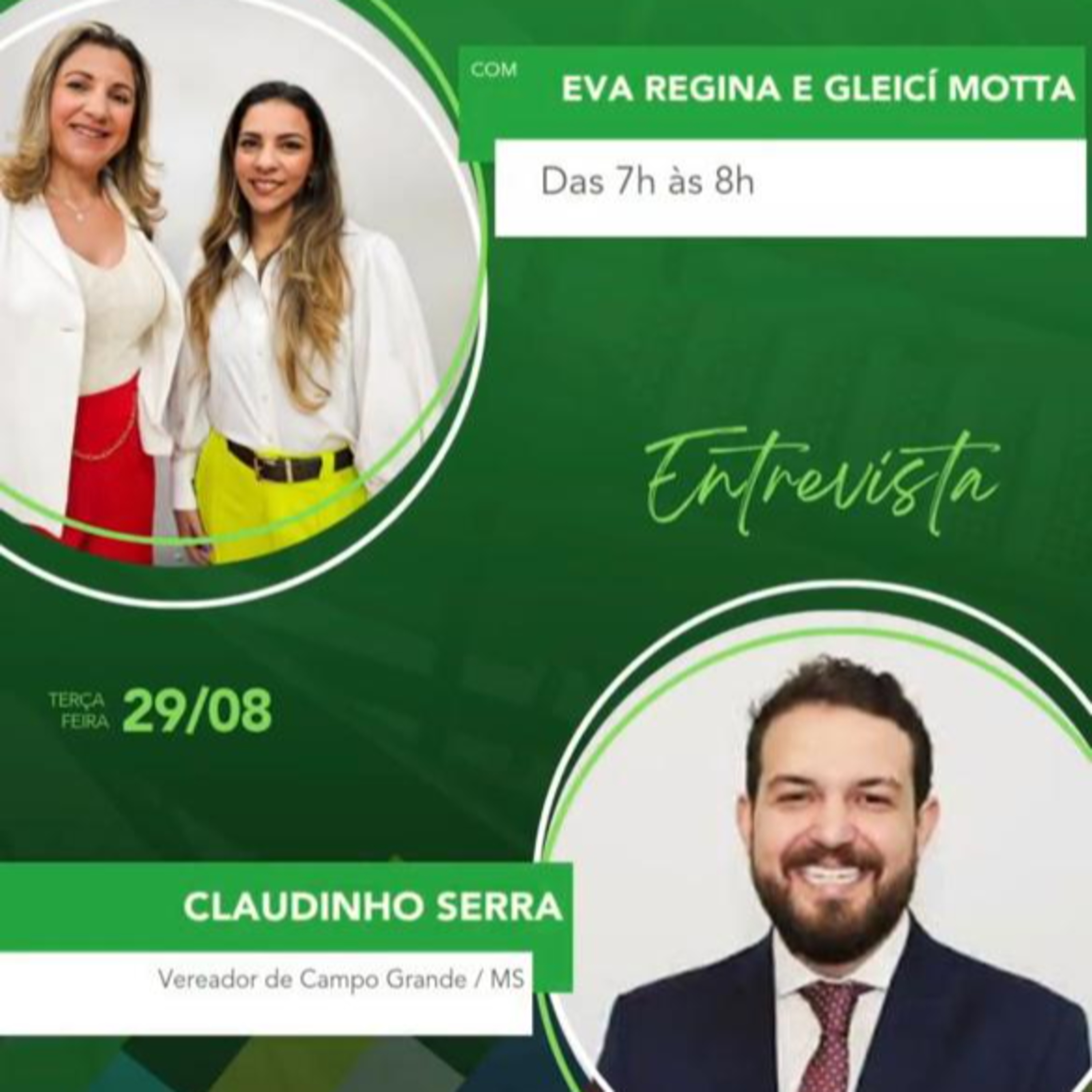 Rádio Livre entrevista o Vereador de Campo Grande Claudinho Serra episode artwork