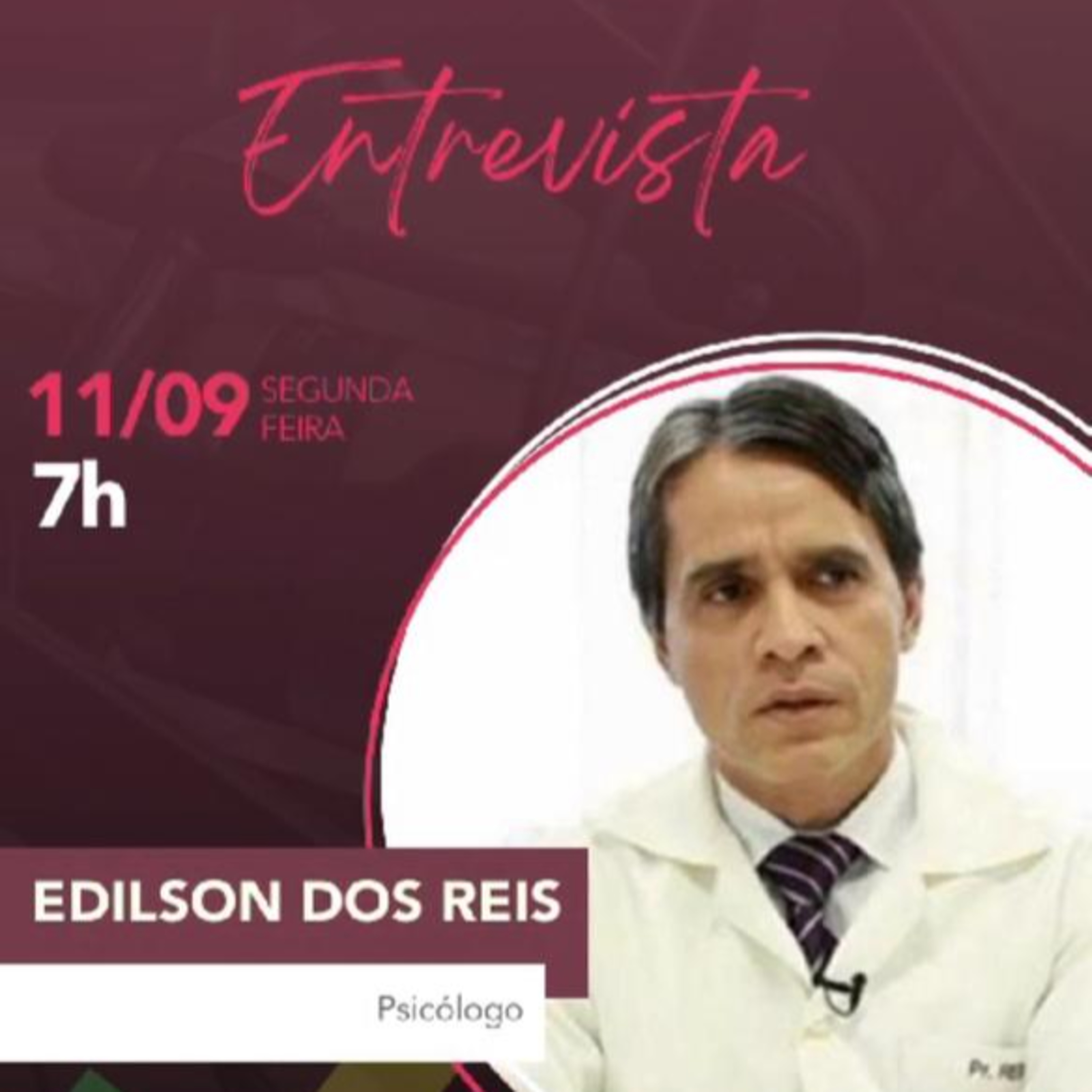 Rádio Livre discute prevenção ao suicídio com o psicólogo Edilson dos Reis episode artwork