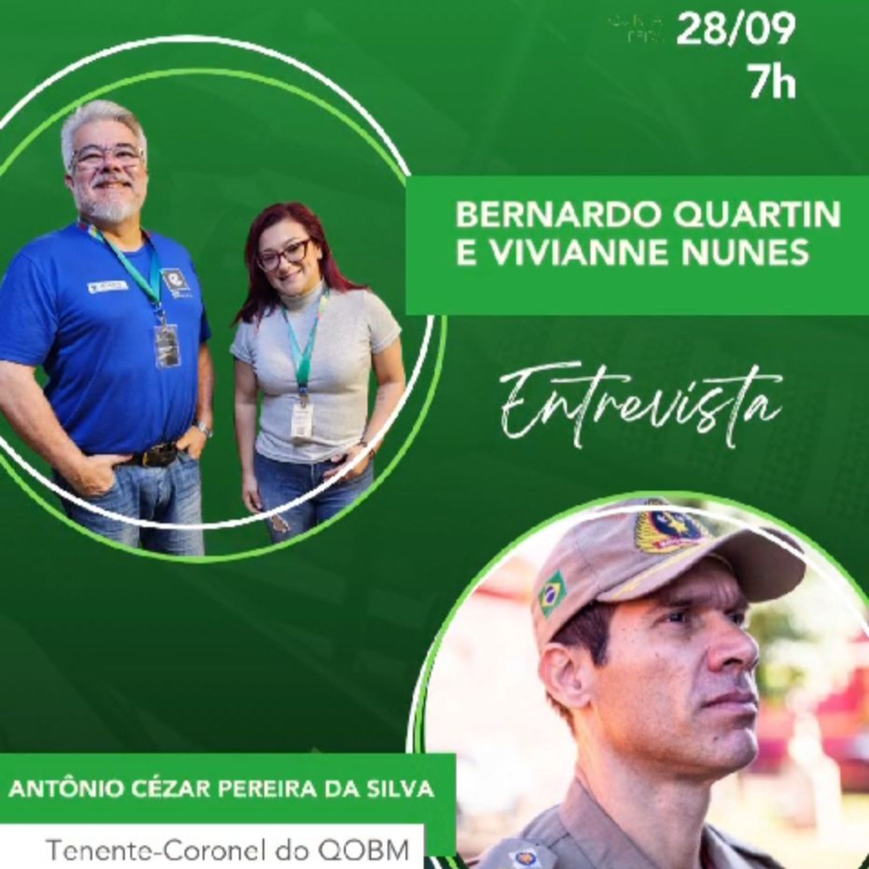 Rádio Livre entrevista o Tenente Coronel dos Bombeiros Antônio Cézar Pereira da Silva episode artwork