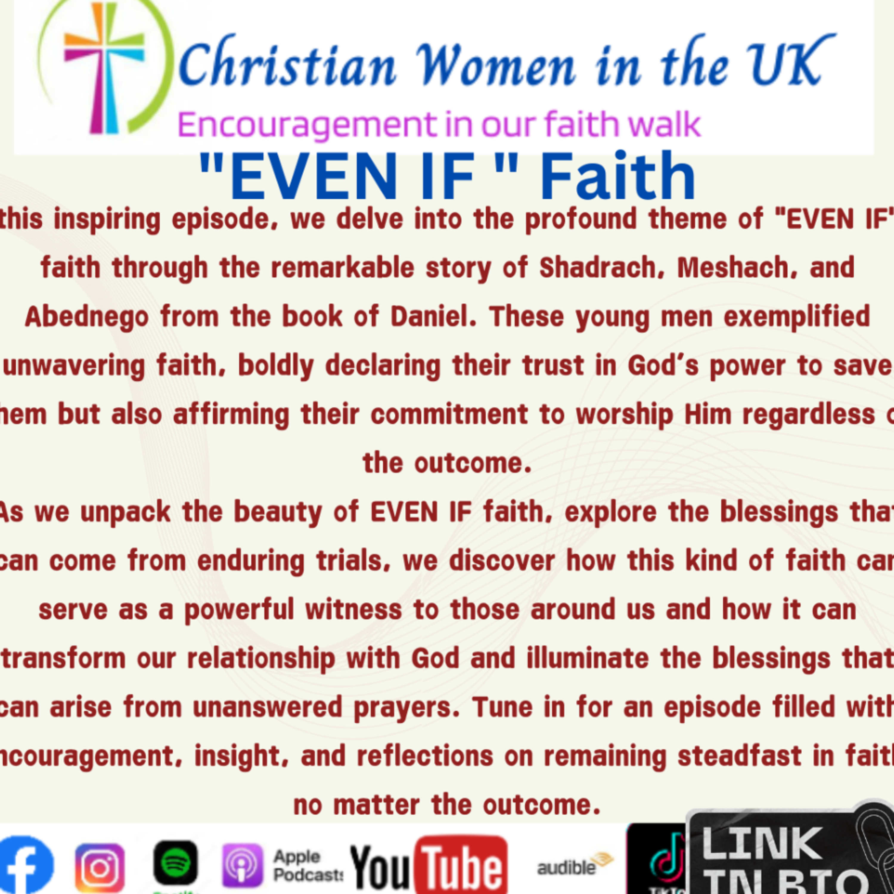 "EVEN IF" Faith