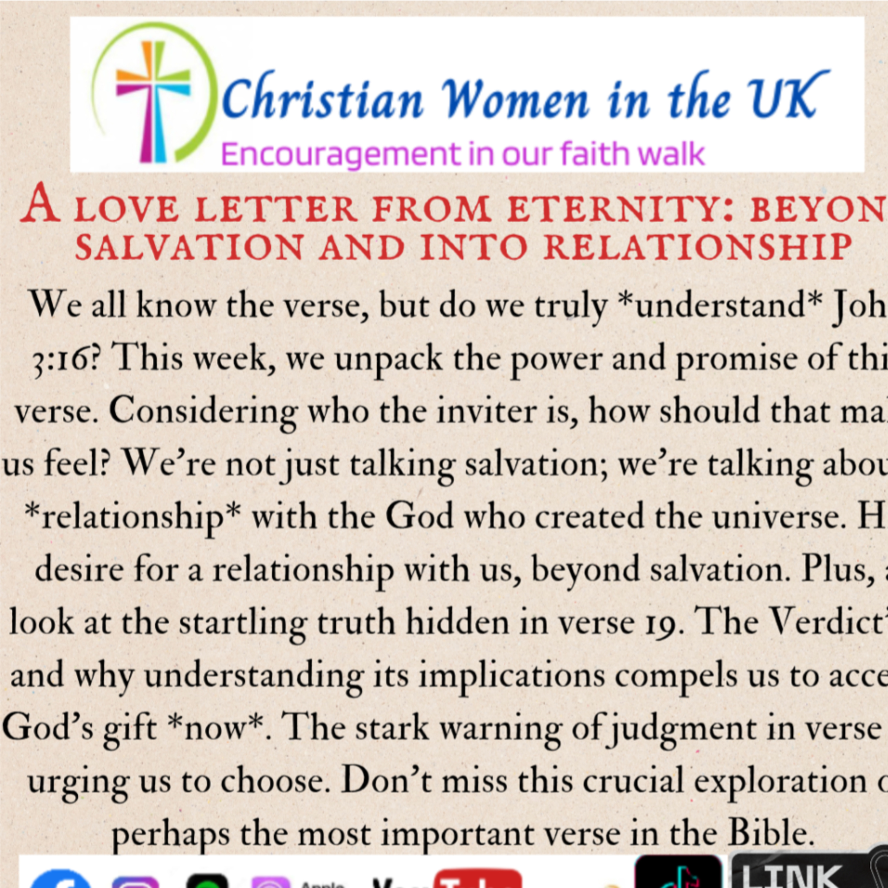 A Love Letter From Eternity: Beyond Salvation And Into Relationship