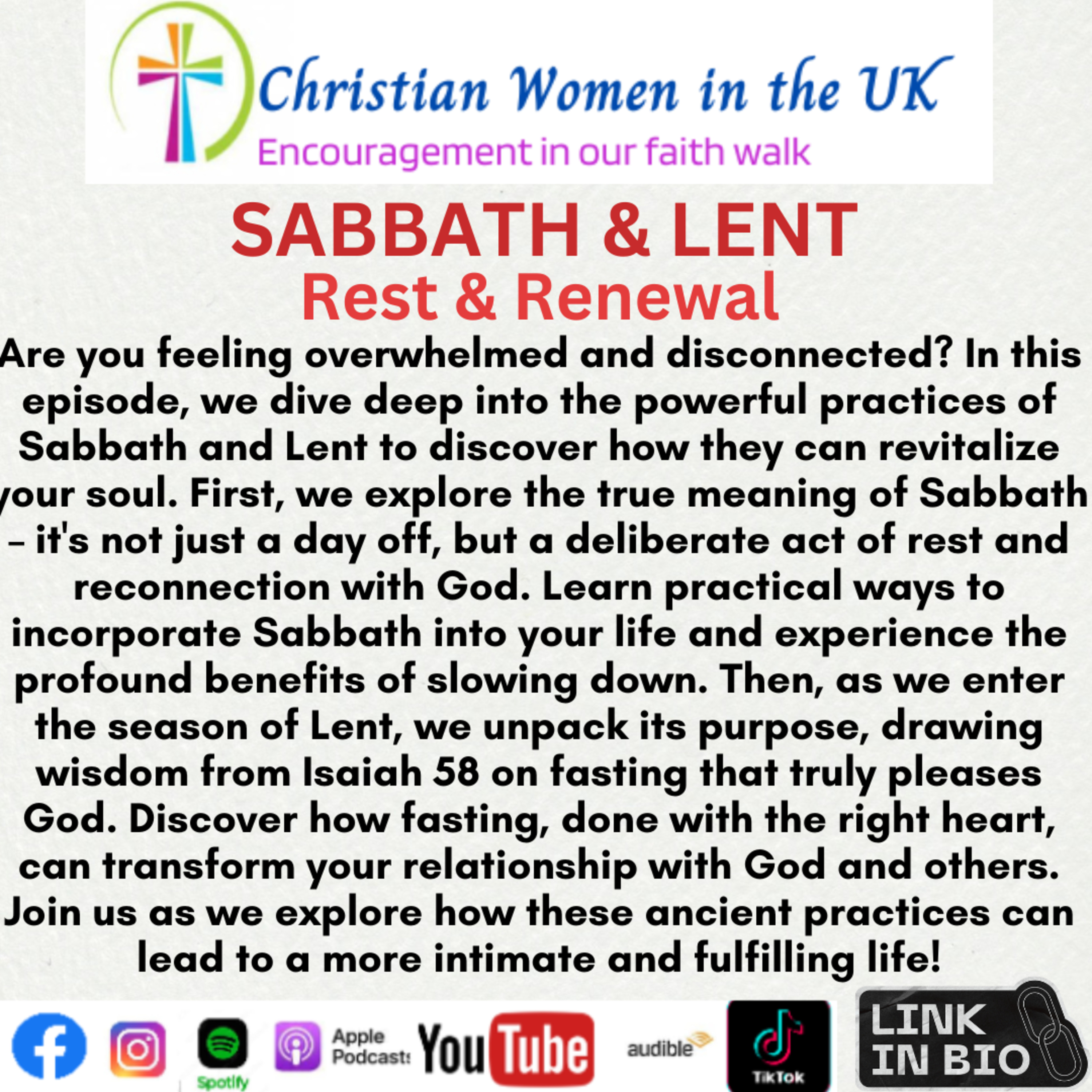 Finding Rest and Renewal: Sabbath, Lent, and a Deeper Walk with God