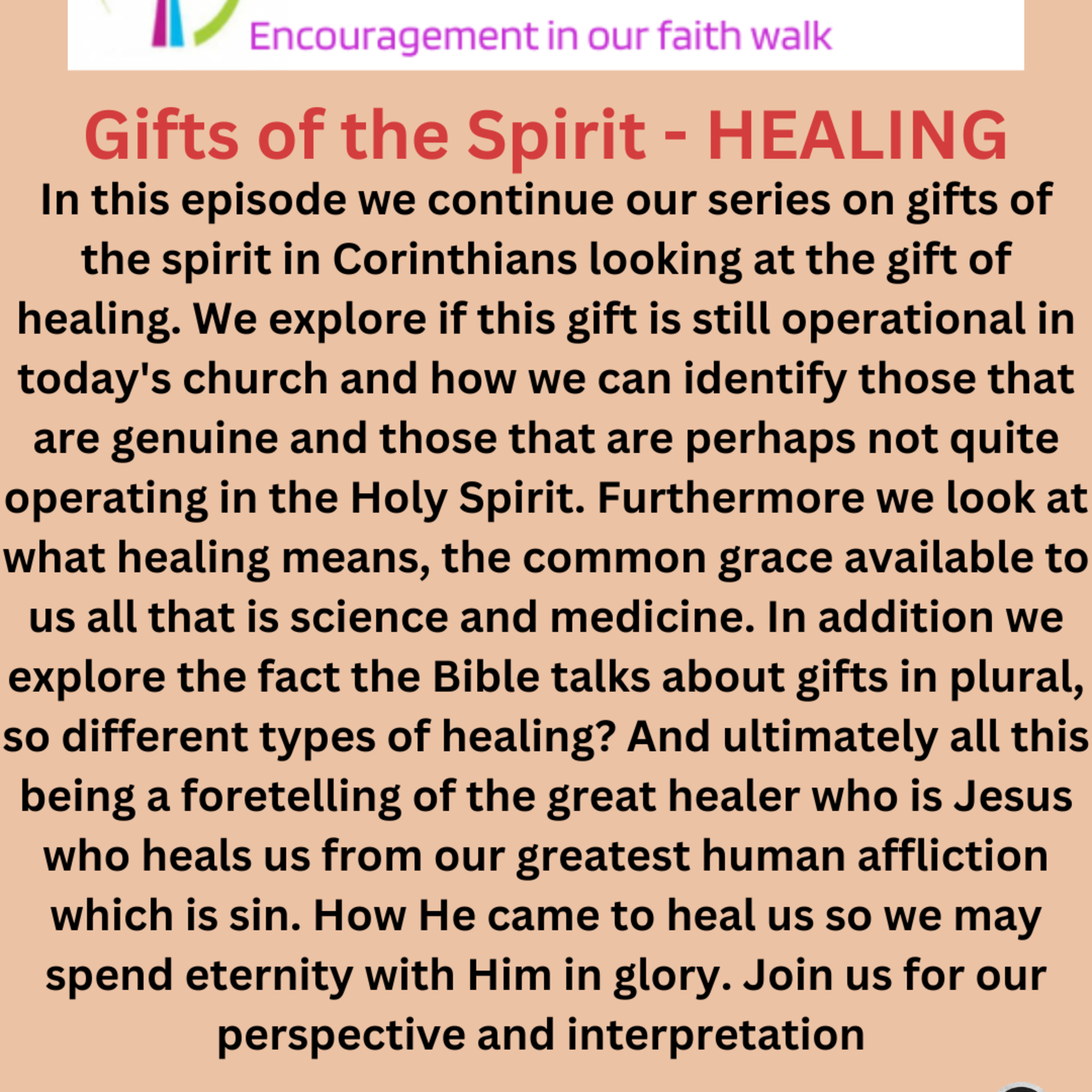 Gifts of the Spirit - HEALING