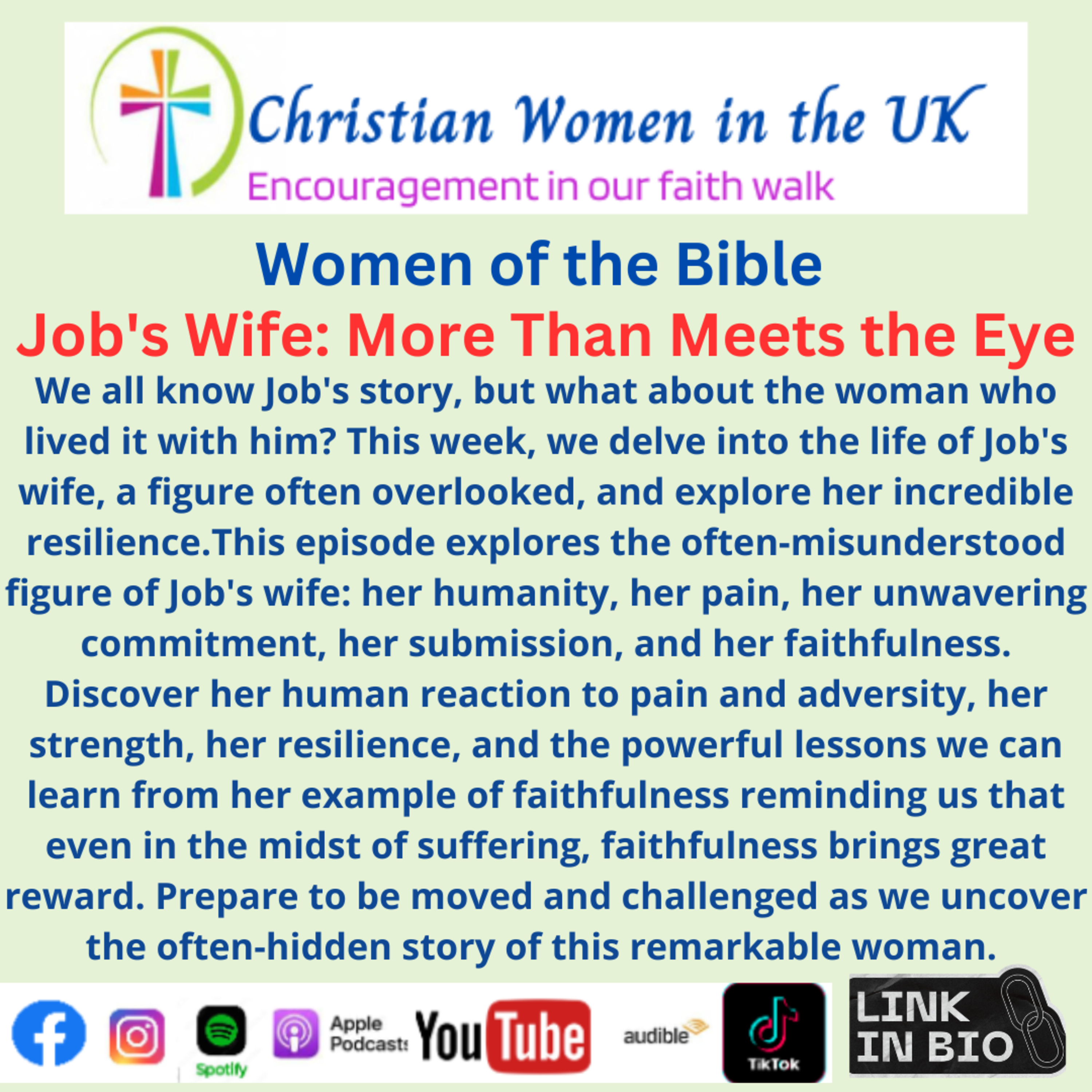 Women of the Bible - Job's Wife : More Than Meets The Eye