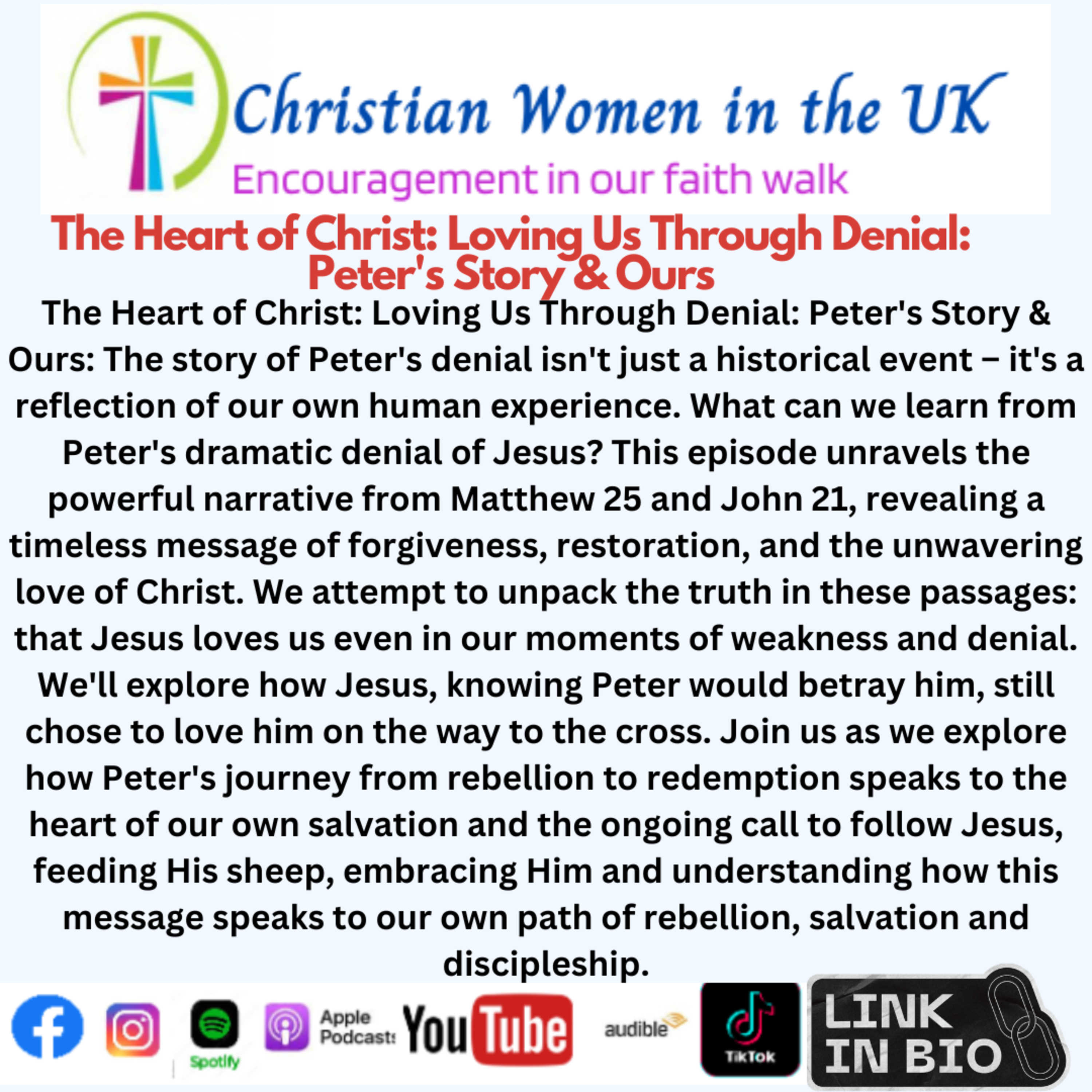 The Heart of Christ: Loving Us Through Denial, Redemption, and the Call to Follow: A Journey of Faith