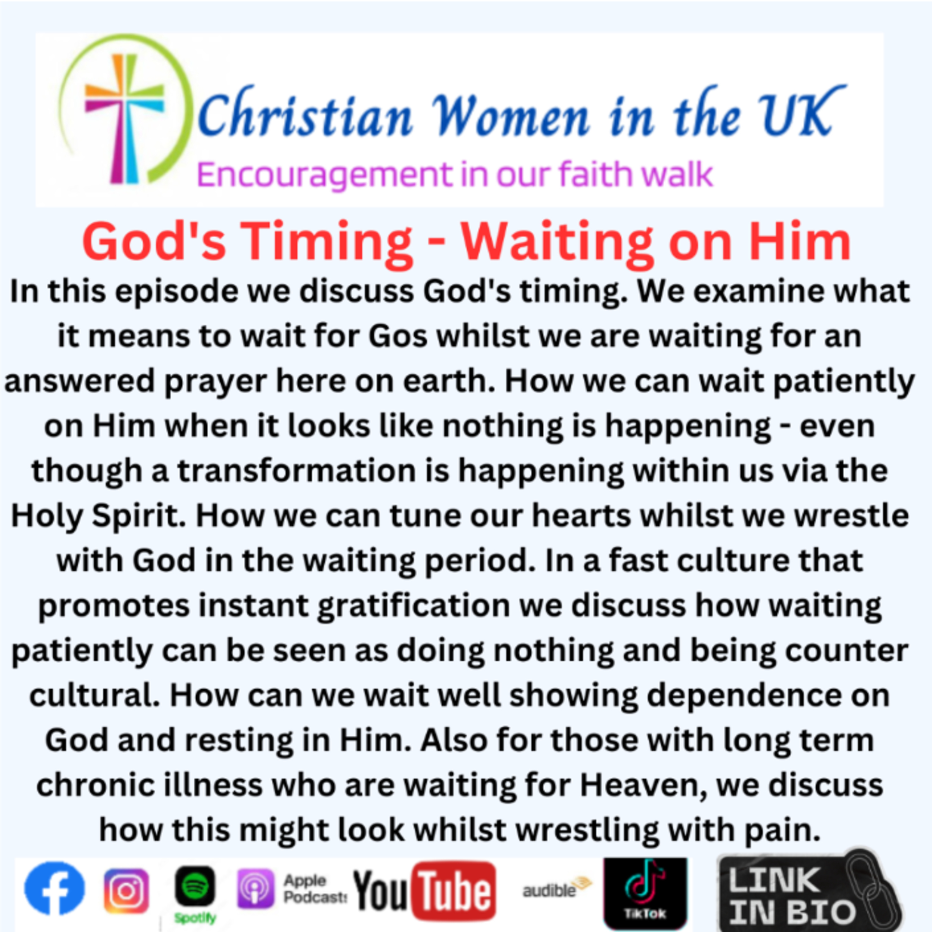 God's Timing - Waiting on Him