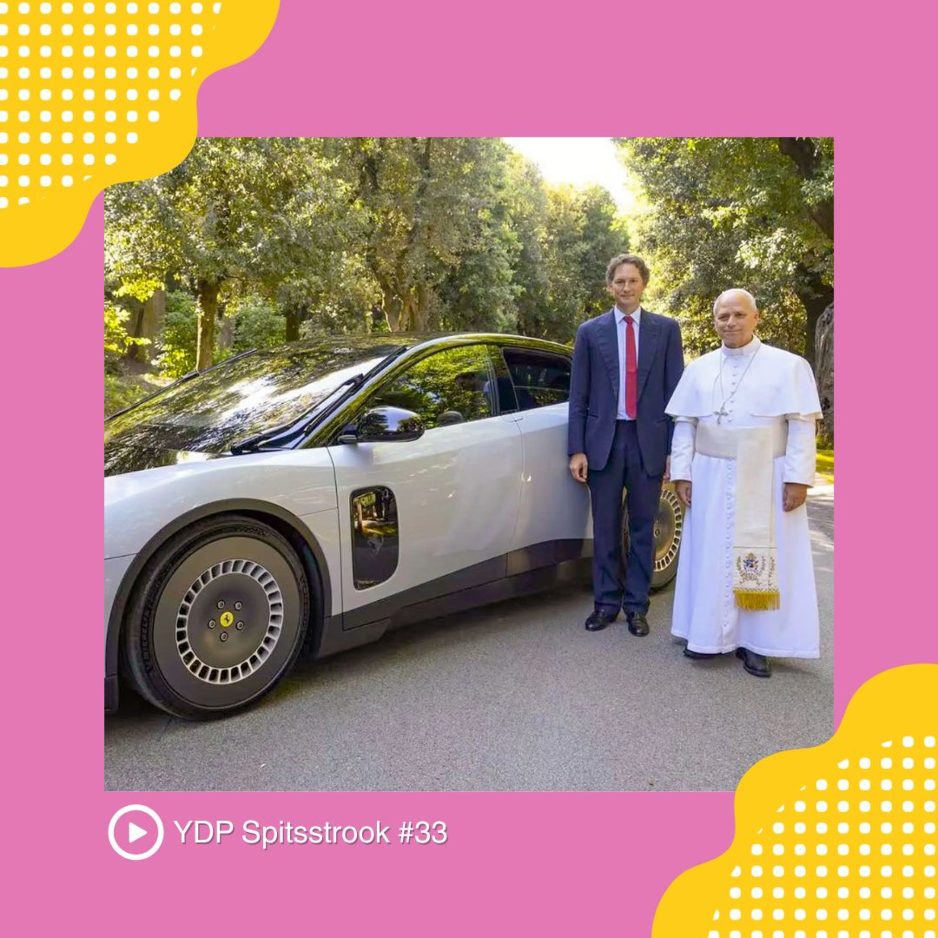 YDP Spitsstrook #33: Michael Leeft, Ferrari Loetje, Snoeien bij Volkswagen, Skoda Nomenclatuur en het haar van Tycho. episode artwork