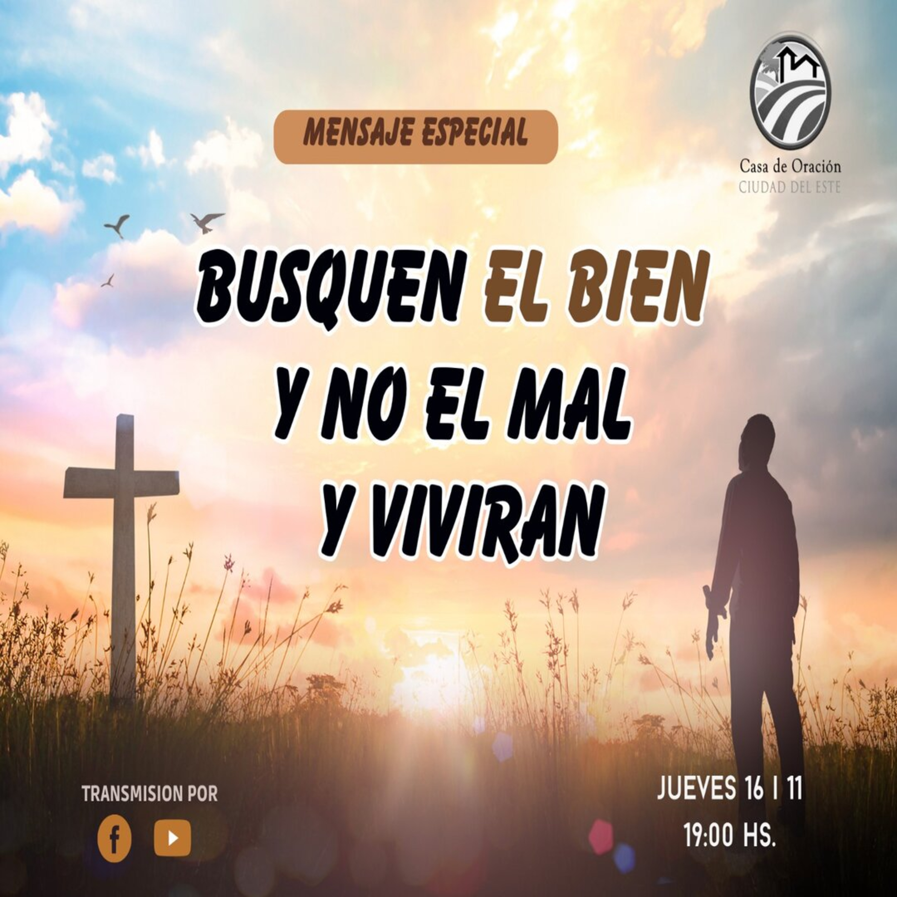 BUSQUEN EL BIEN Y NO EL MAL Y VIVIRAN | PR. OSVALDO PAIVA episode artwork