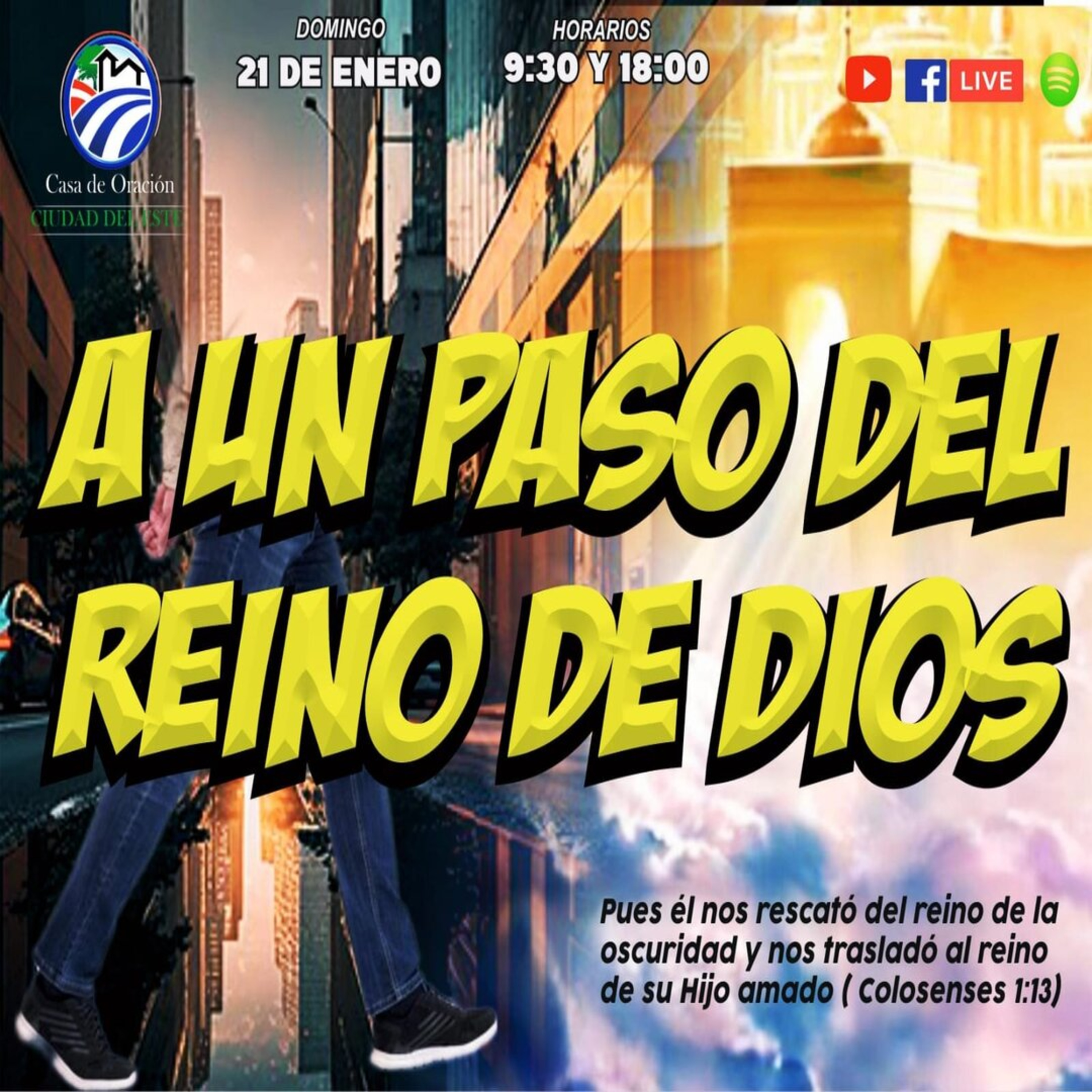 A UN PASO DEL REINO DE DIOS | CARLOS CABALLERO episode artwork