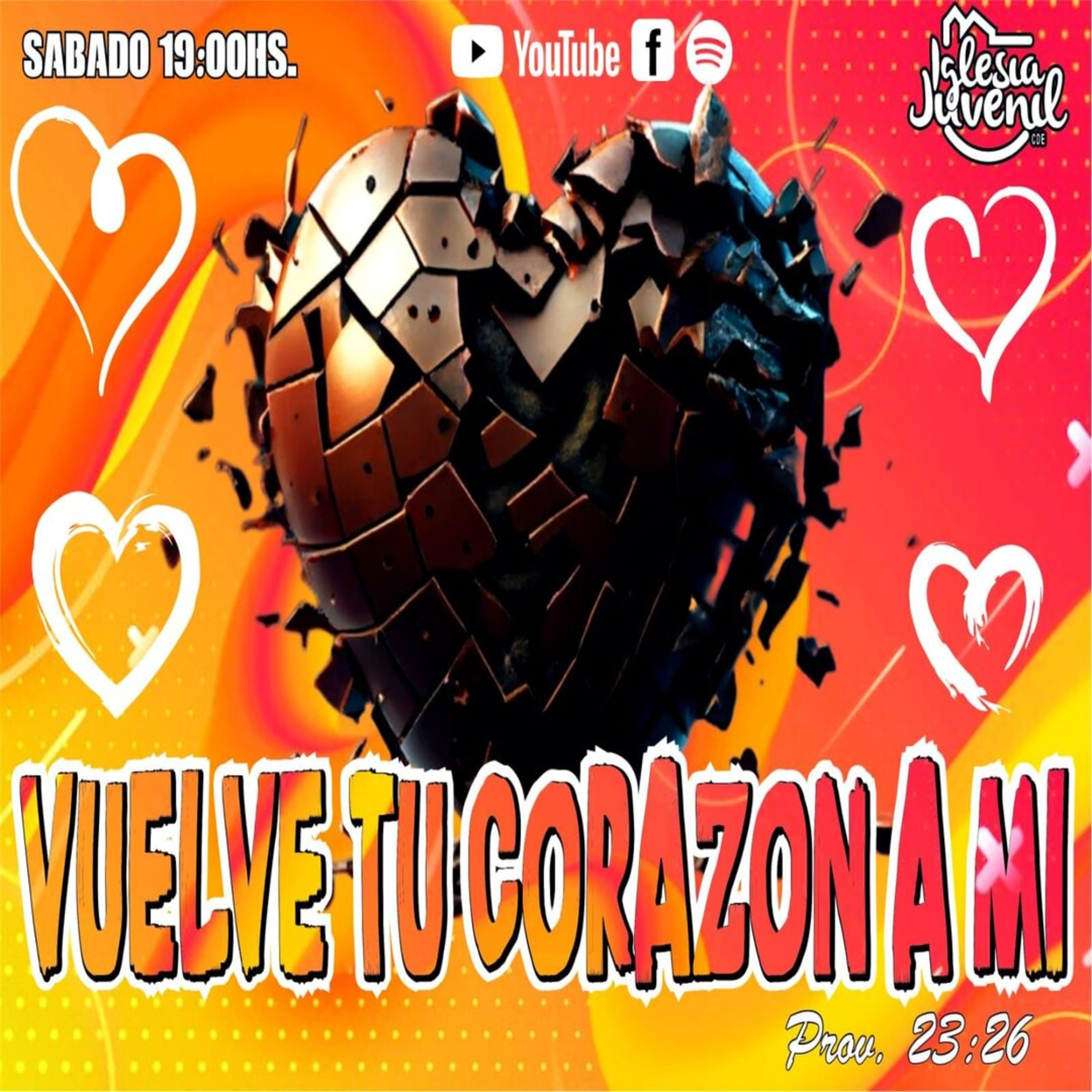 VUELVE TU CORAZÓN A MI | PR. JONATHAN FLORES  episode artwork