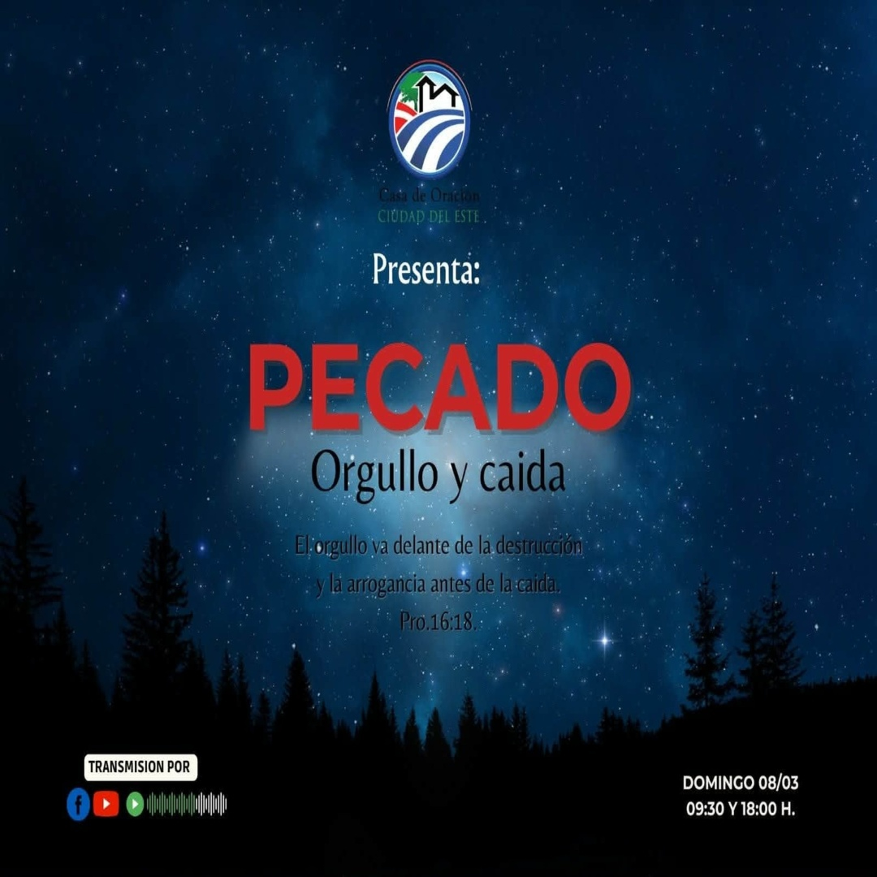 PECADO "ORGULLO Y CAIDA" | PR. OSVALDO PAIVA episode artwork