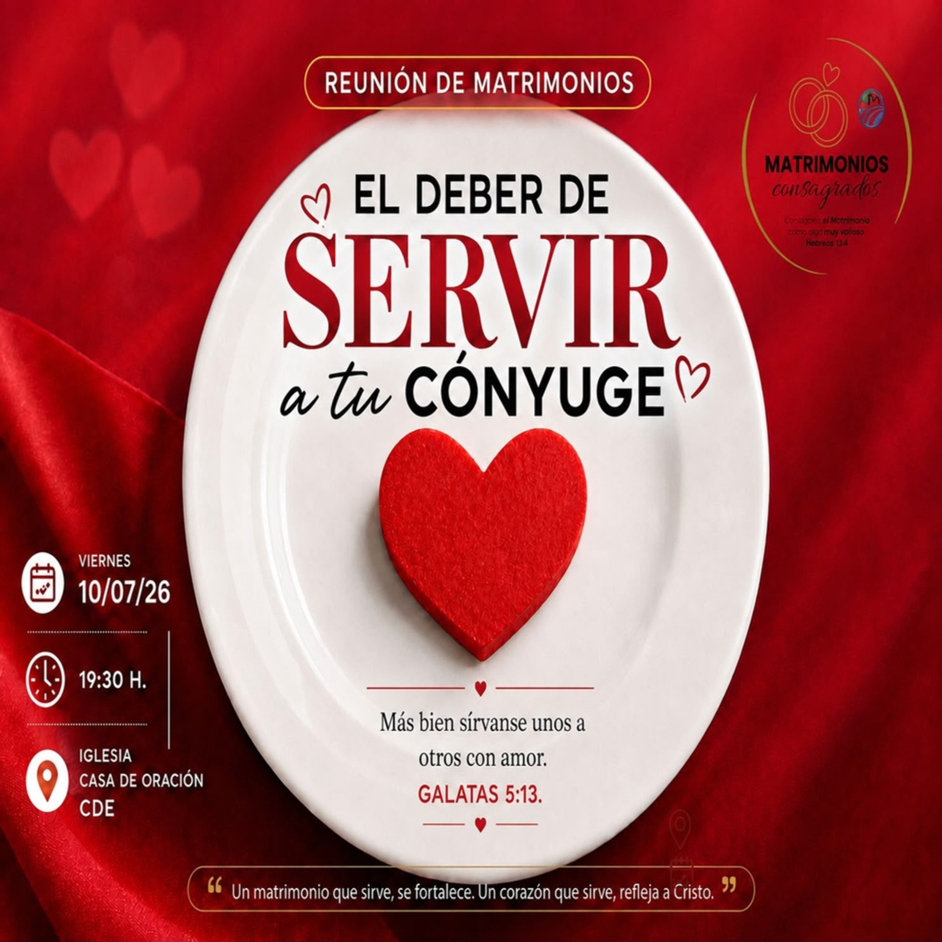 EL DEBER DE SERVIR A TU CÓNYUGE | PR. OSVALDO PAIVA episode artwork