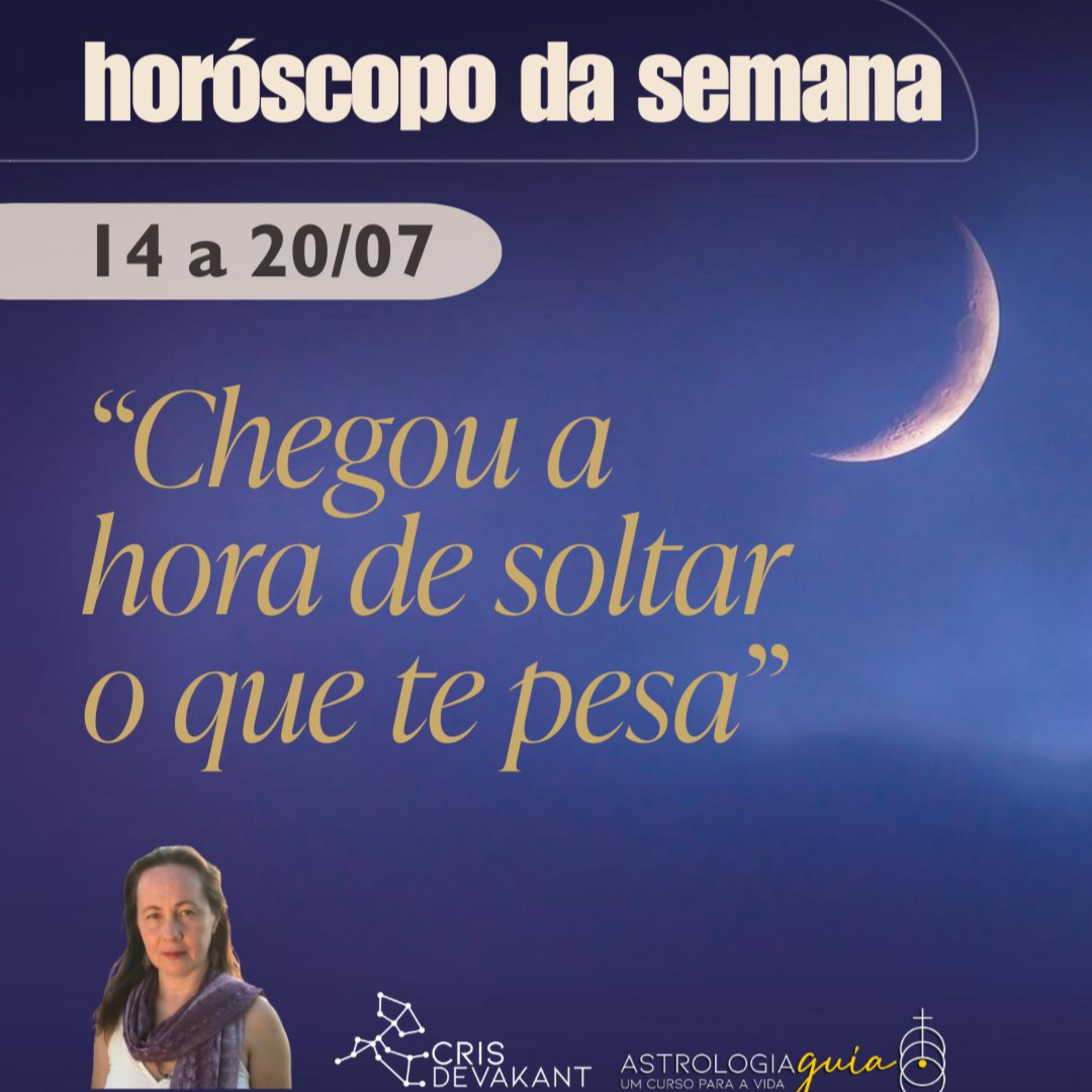 Horóscopo da Semana (14 a 20 de Julho): Lua Minguante em Áries e o Momento de Soltar o Que Pesa