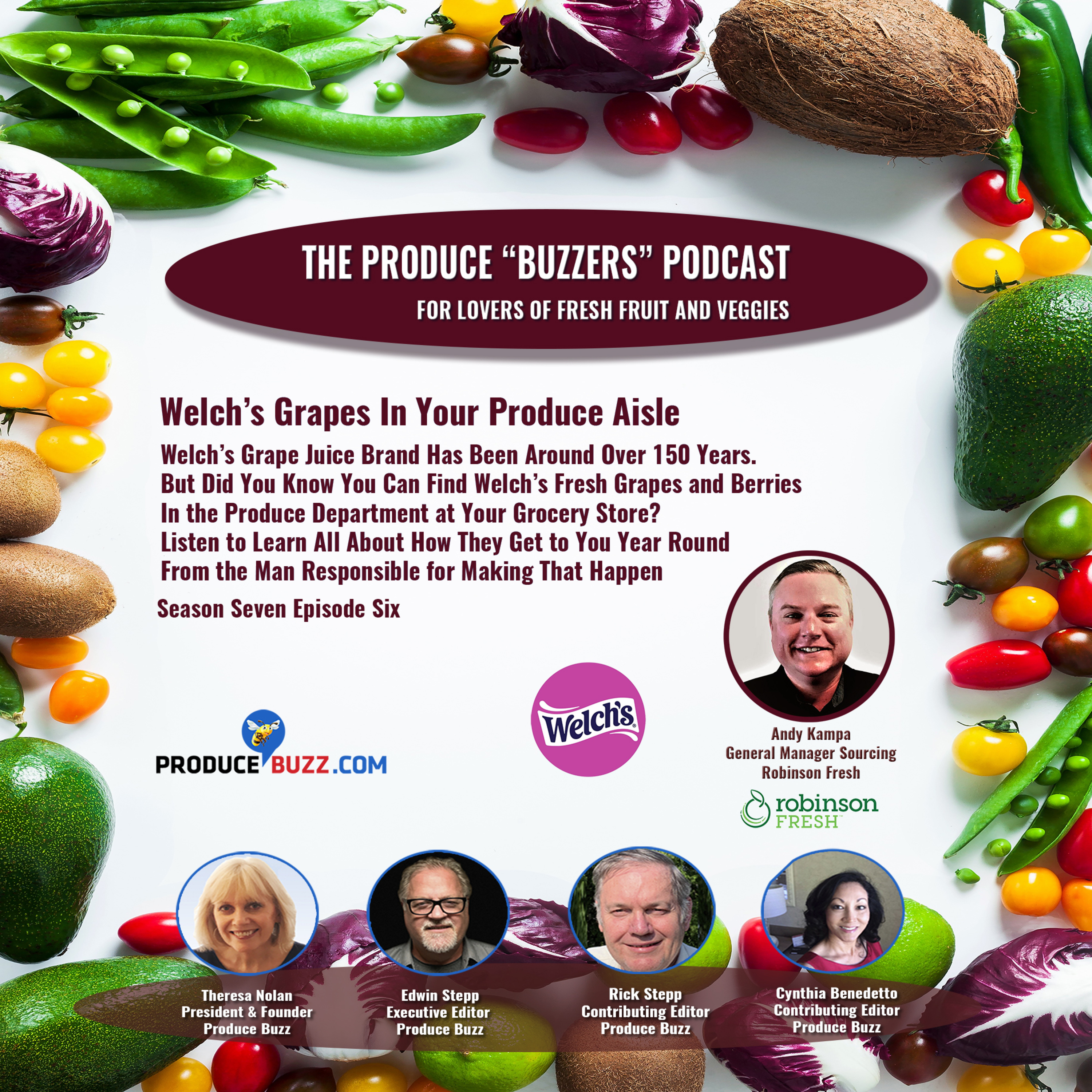 Produce Buzzers - A Podcast for Lovers of Fresh Fruits and Veggies