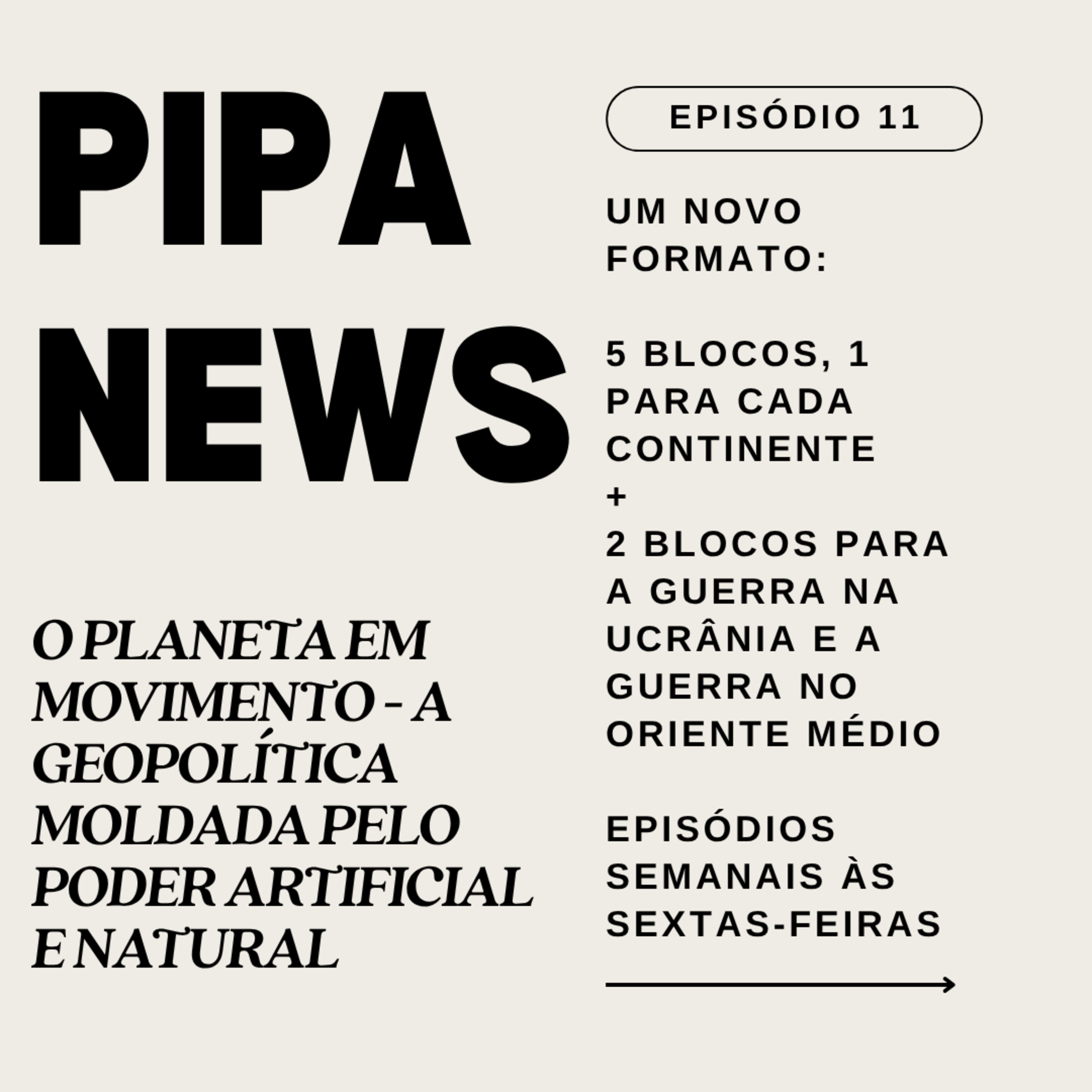 Pipa News Ep.11 - O Planeta em Movimento episode artwork