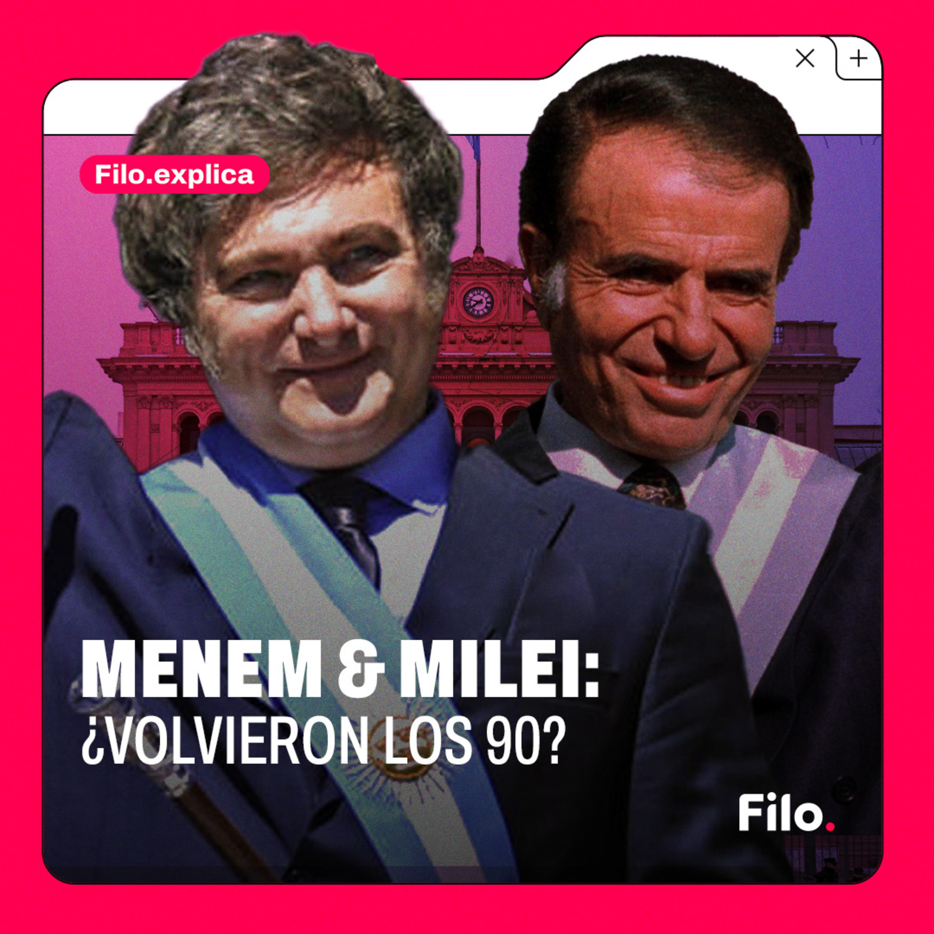 Menem y Milei ¿Vuelven los 90? Similitudes en discursos, dolarización y propuestas | Filo Explica