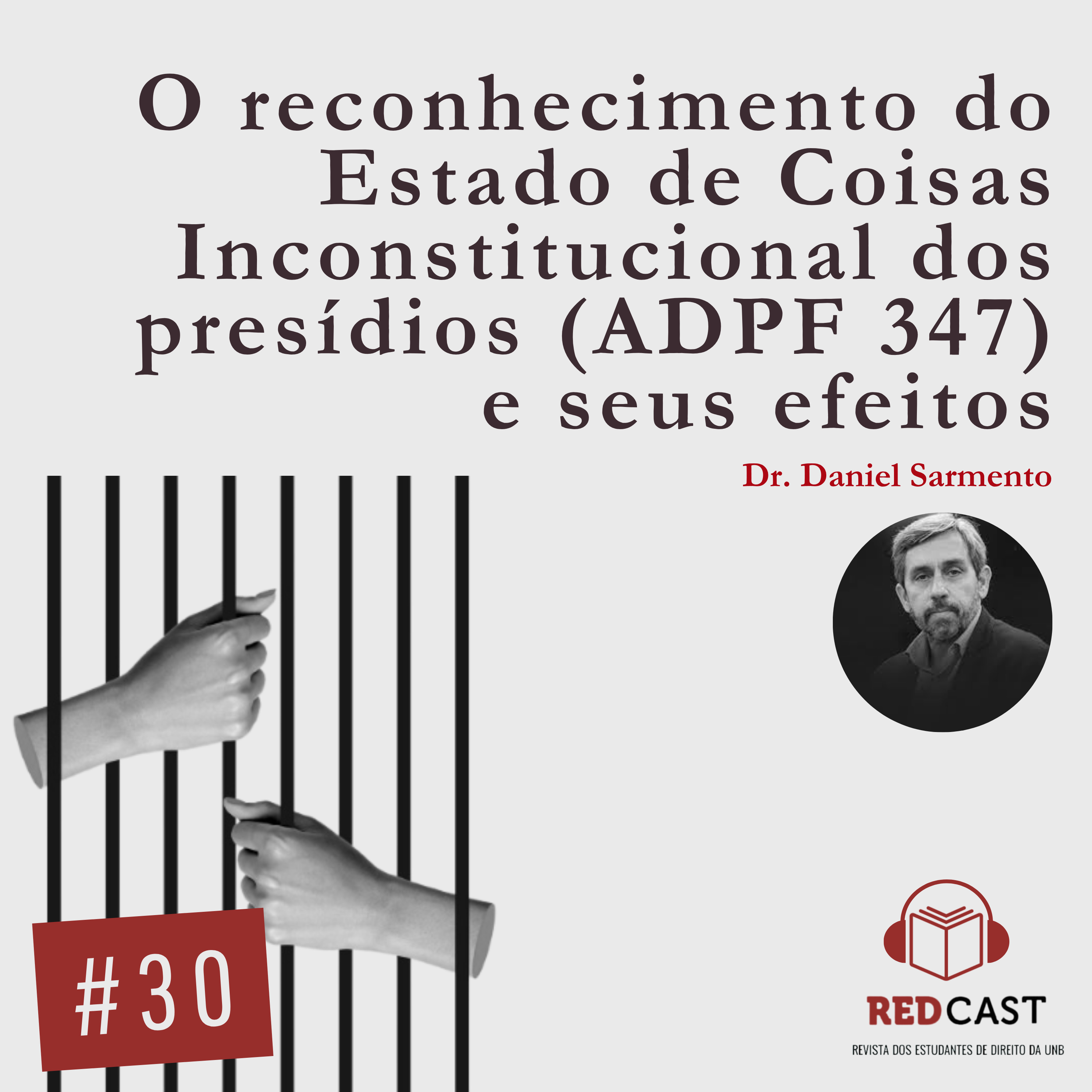 #30 - O reconhecimento do Estado de Coisas Inconstitucional dos presídios (ADPF 347) e seus efeitos - Daniel Sarmento episode artwork